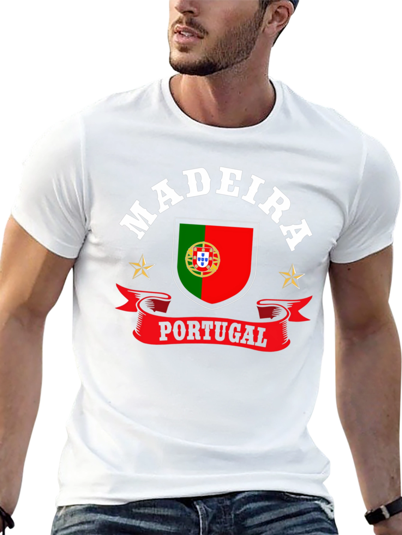 Madeira Portugal Crest Graphic Tee