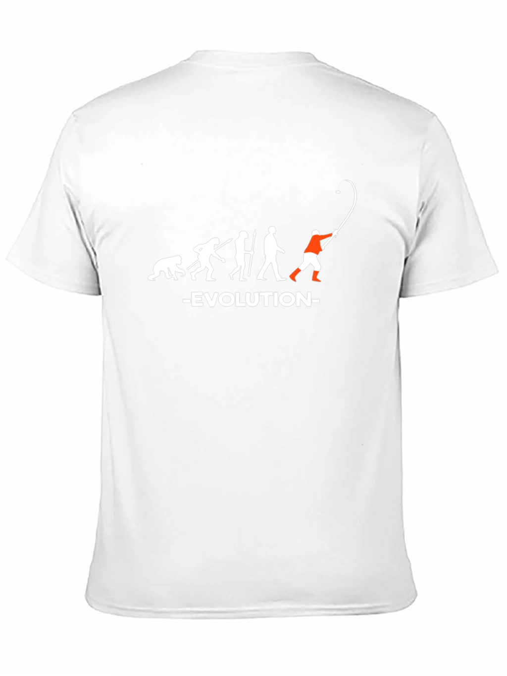Evolution of Fishing Black T-Shirt