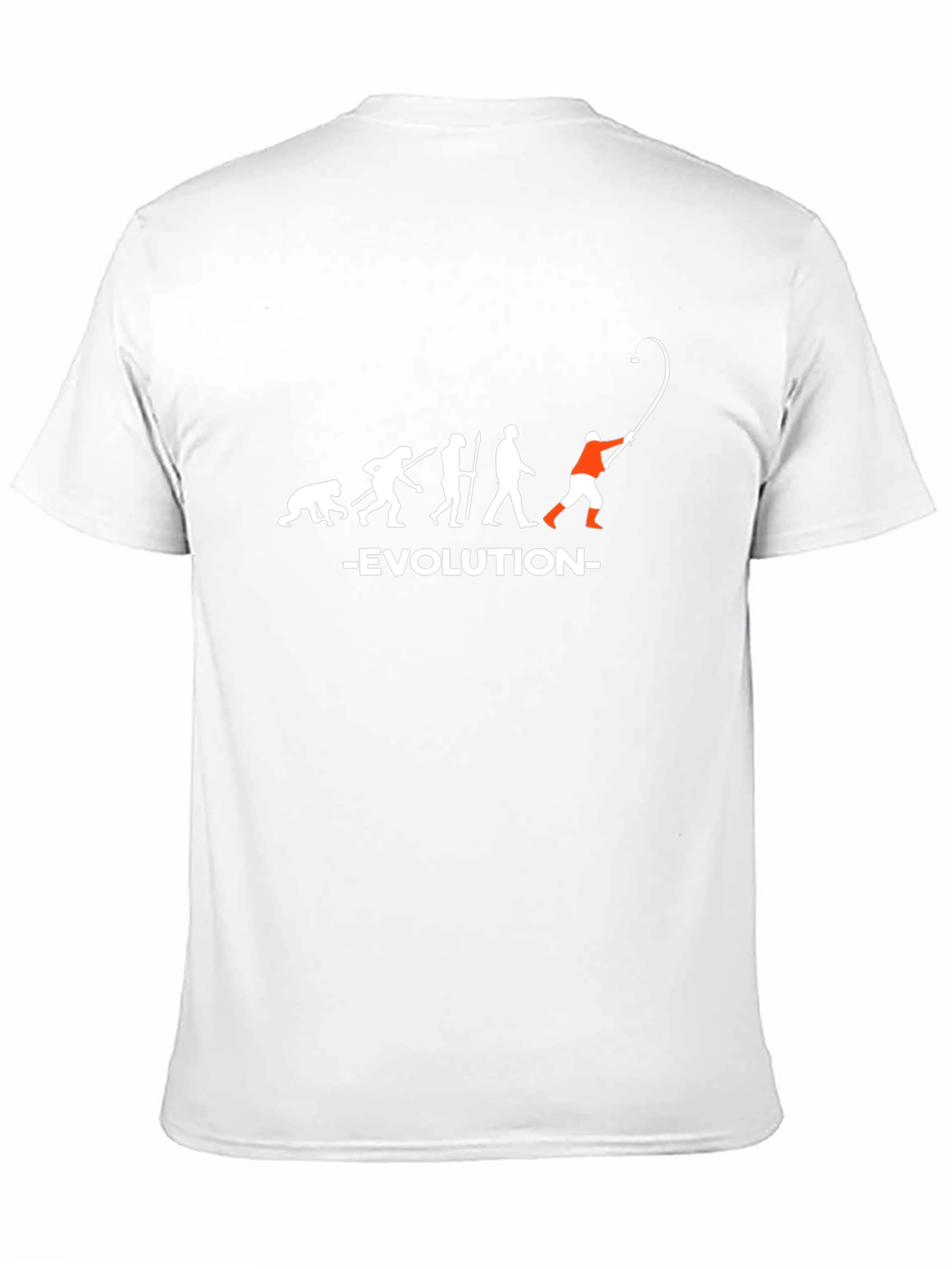 Evolution of Fishing Black T-Shirt
