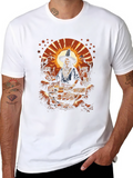 Festive Feast Graphic T-Shirt - Black