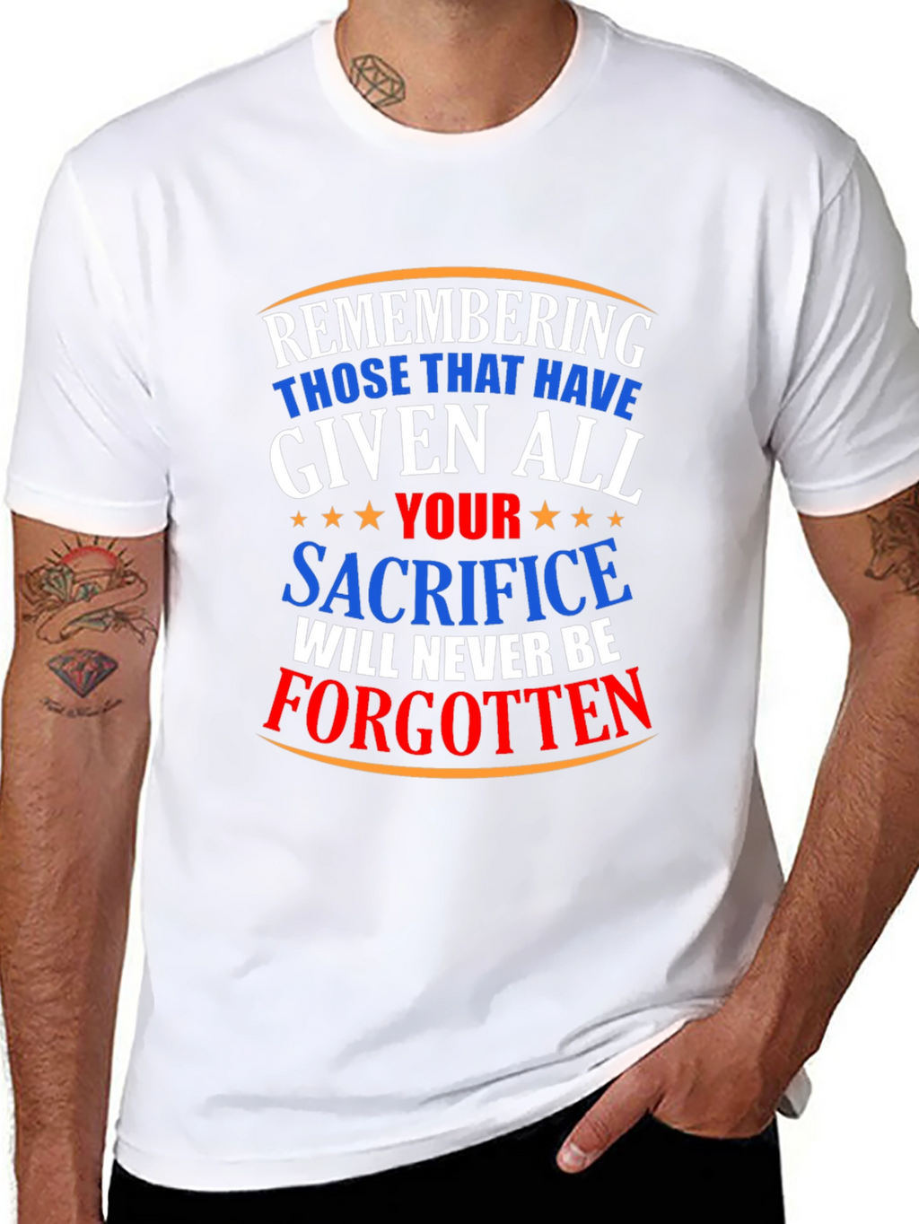 Remembering Sacrifice Graphic T-Shirt