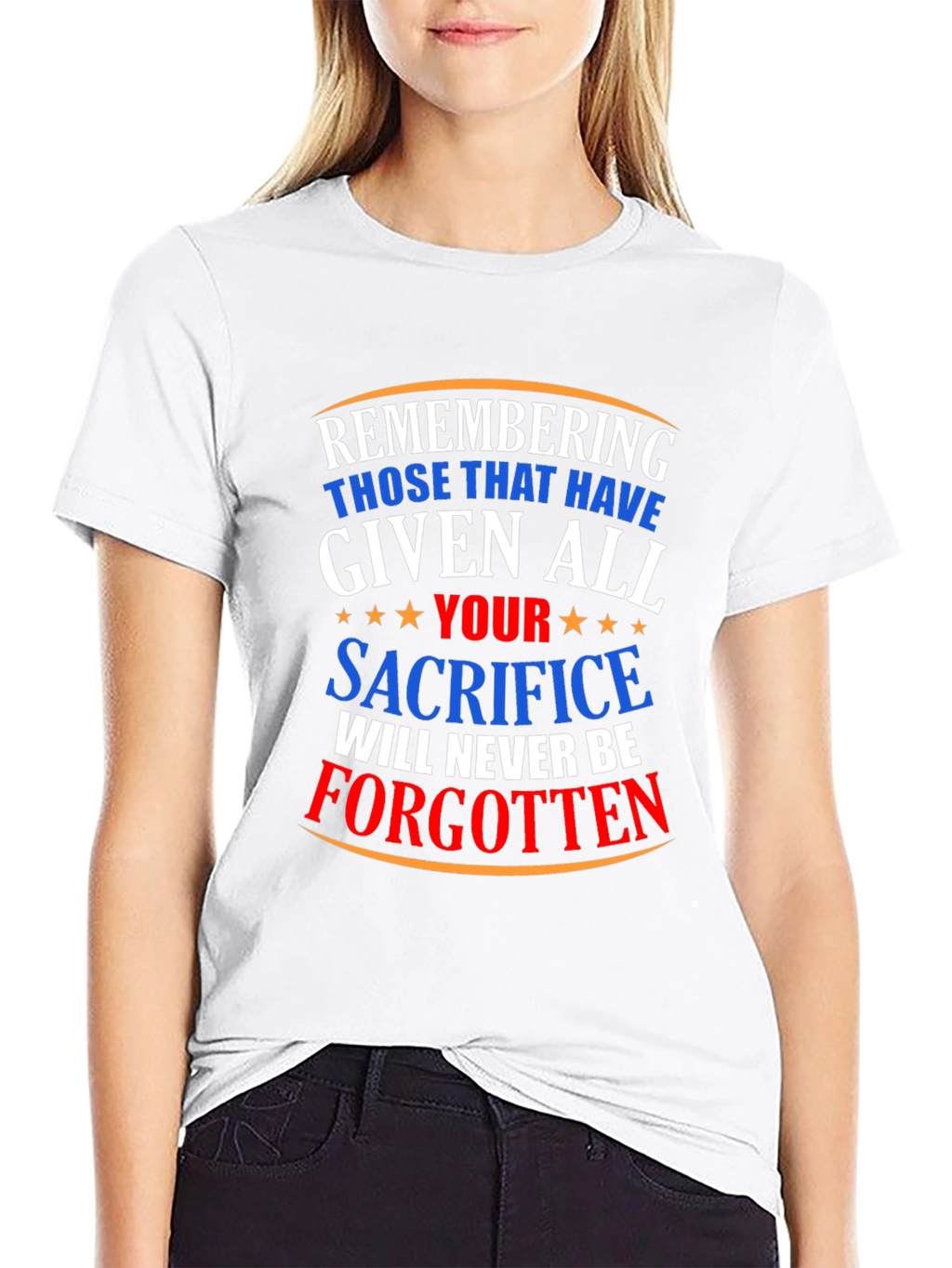 Remembering Sacrifice Graphic T-Shirt