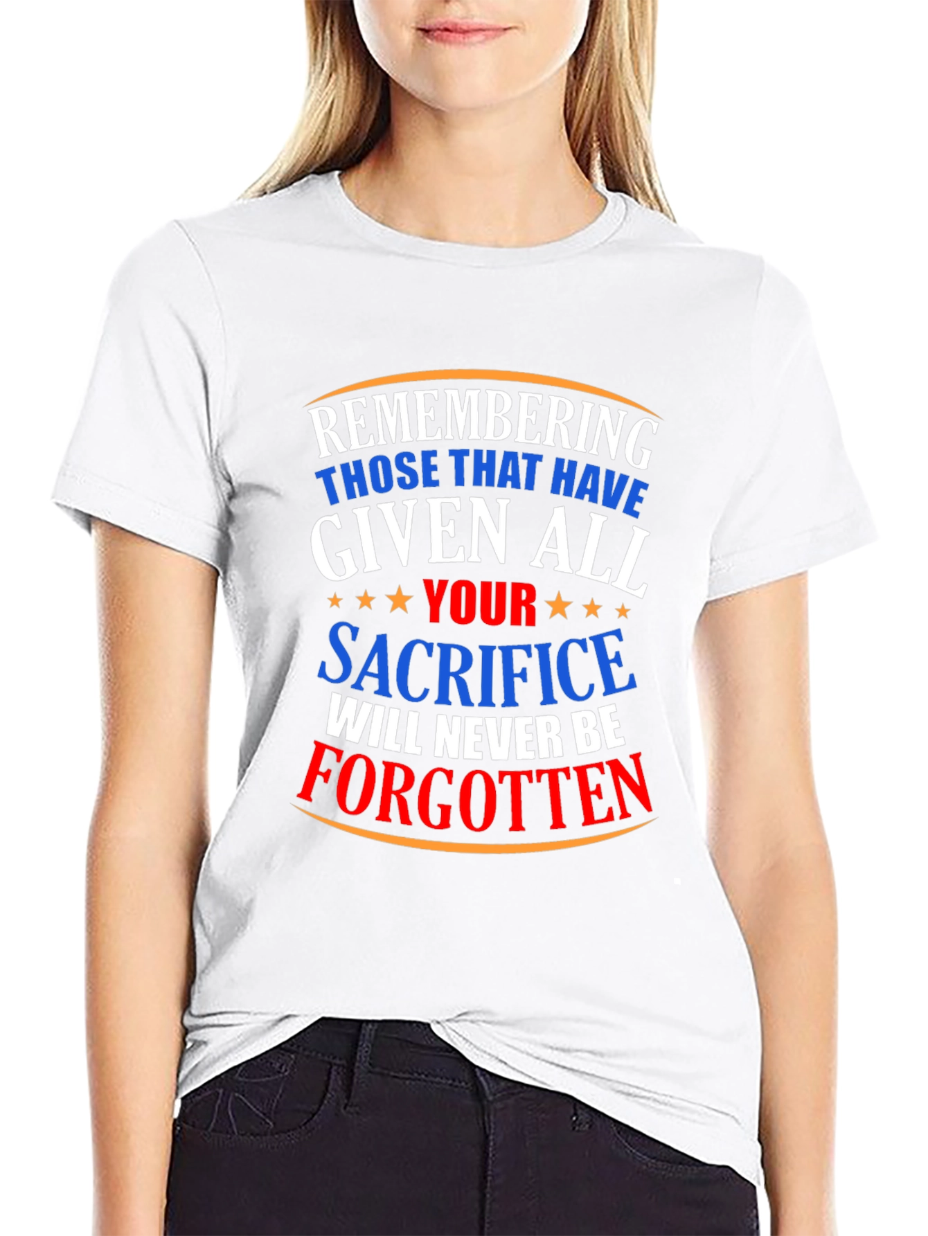 Remembering Sacrifice Graphic T-Shirt