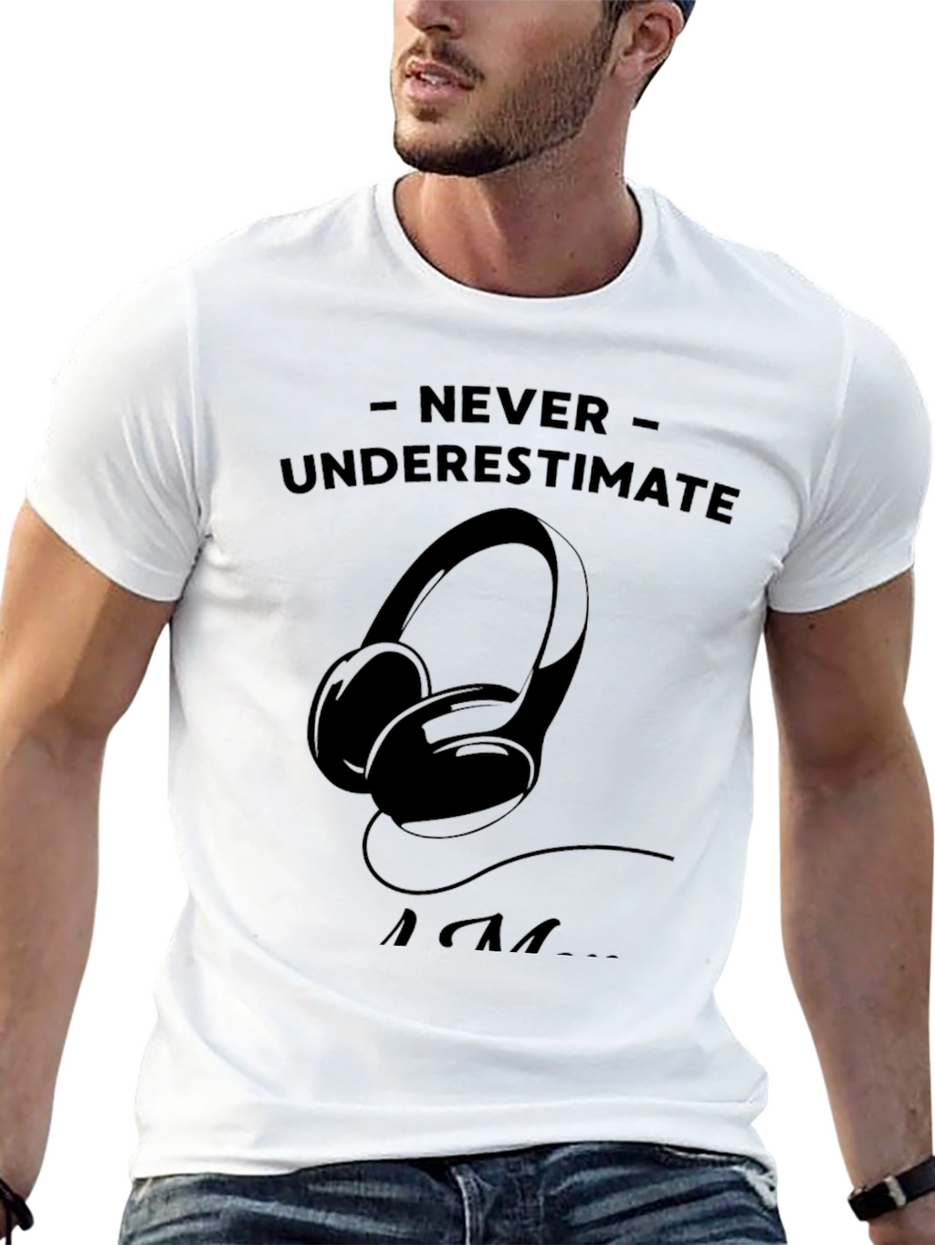 Never Underestimate An EDM Fan Black T-Shirt