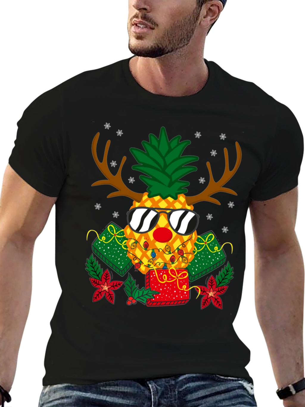 Festive Pineapple T-Shirt