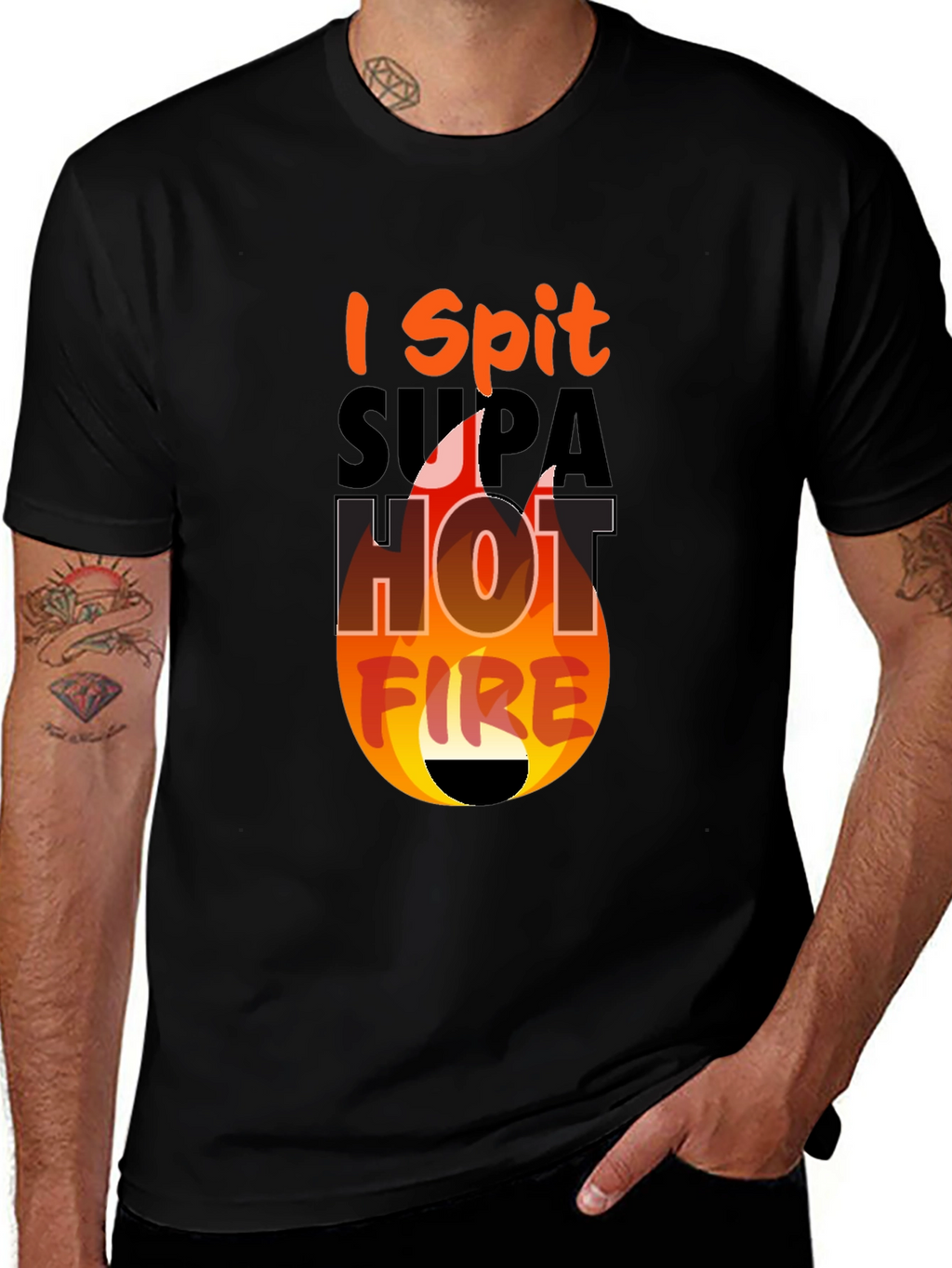 I Spit Supa Hot Fire Graphic Tee