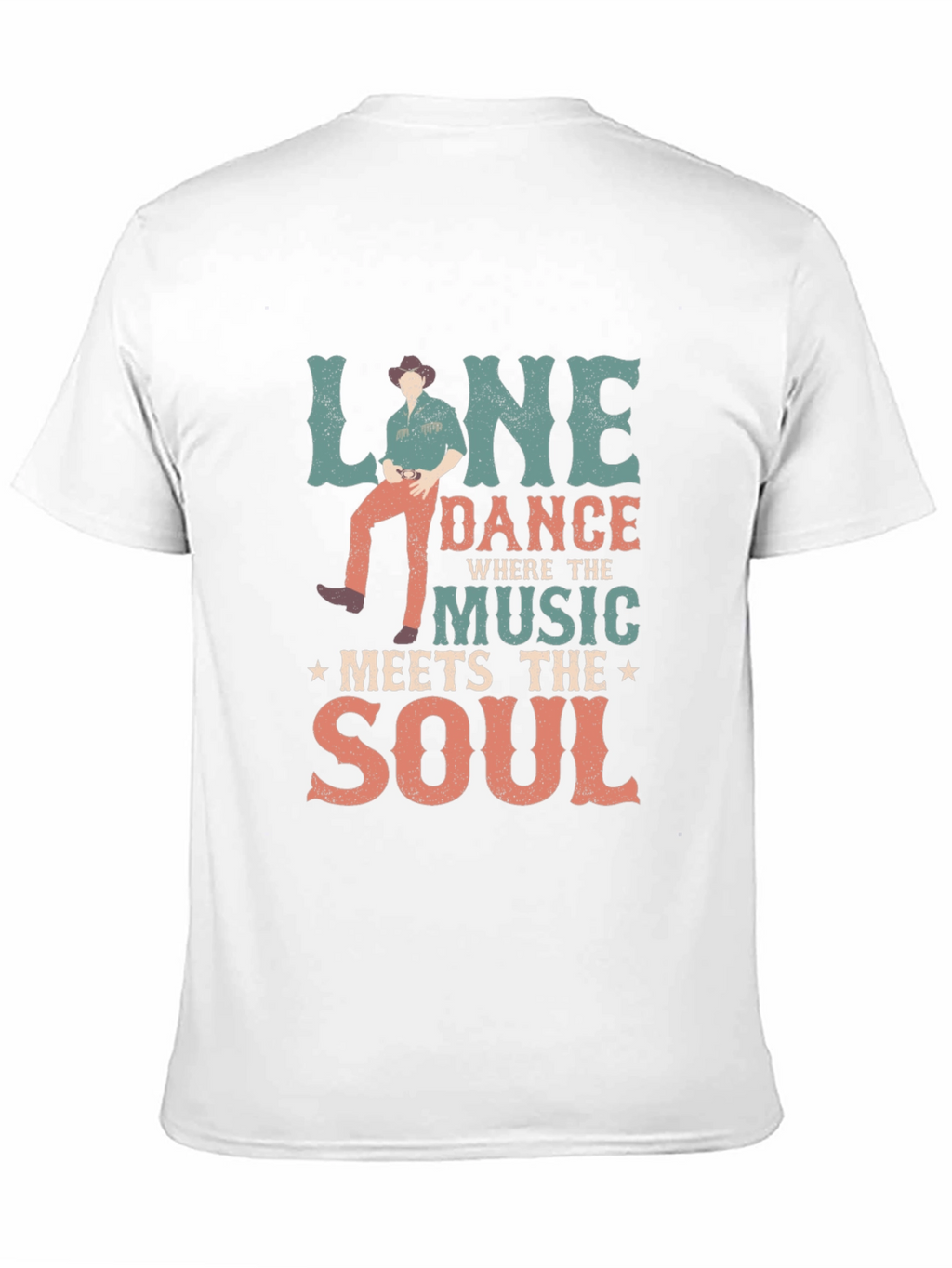 Line Dance Meets the Soul Graphic T-Shirt