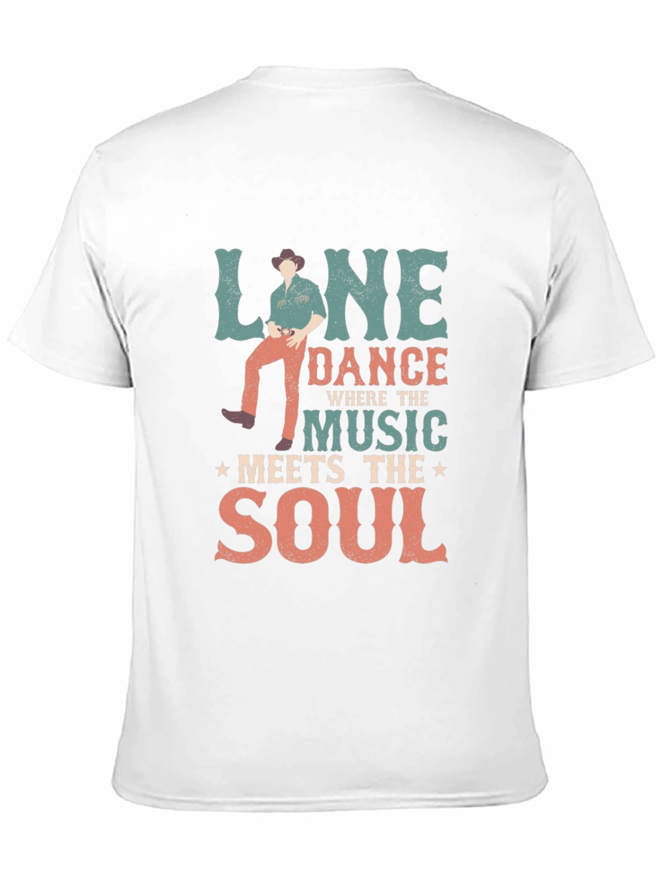 Line Dance Meets the Soul Graphic T-Shirt