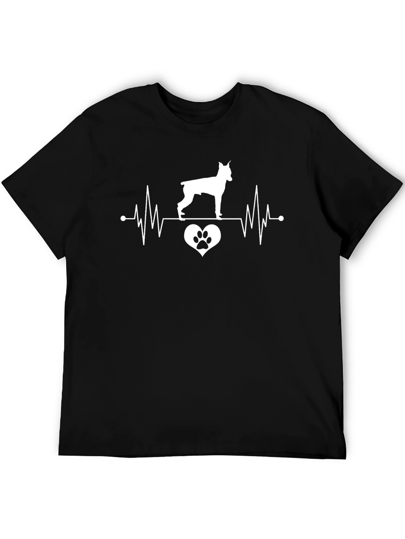 Dog Heartbeat T-Shirt - Pet Lover Tee