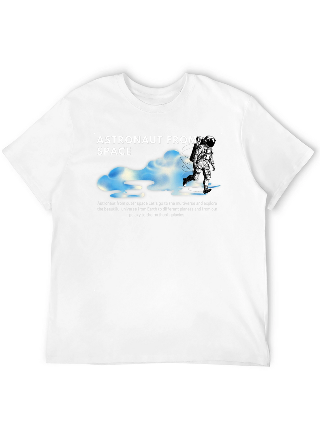Astronaut From Space Graphic T-Shirt
