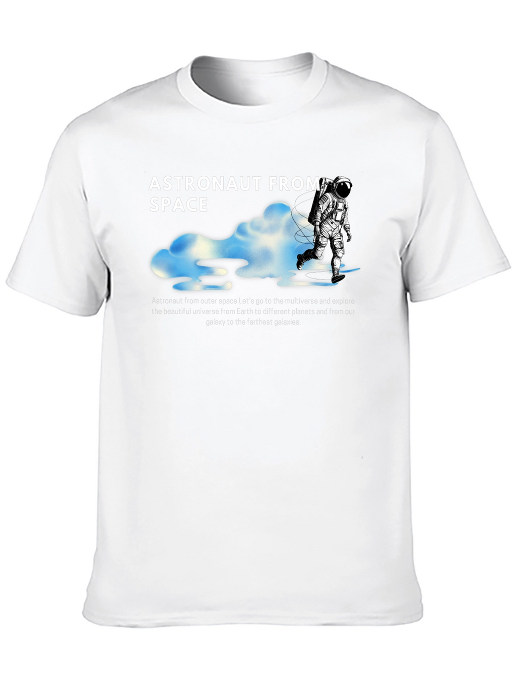 Astronaut From Space Graphic T-Shirt