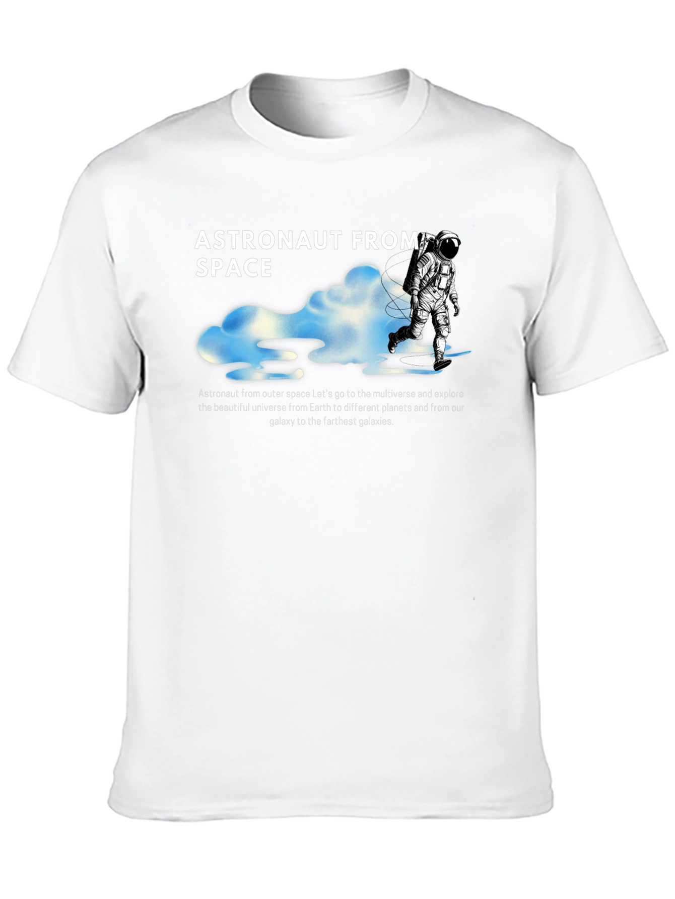 Astronaut From Space Graphic T-Shirt