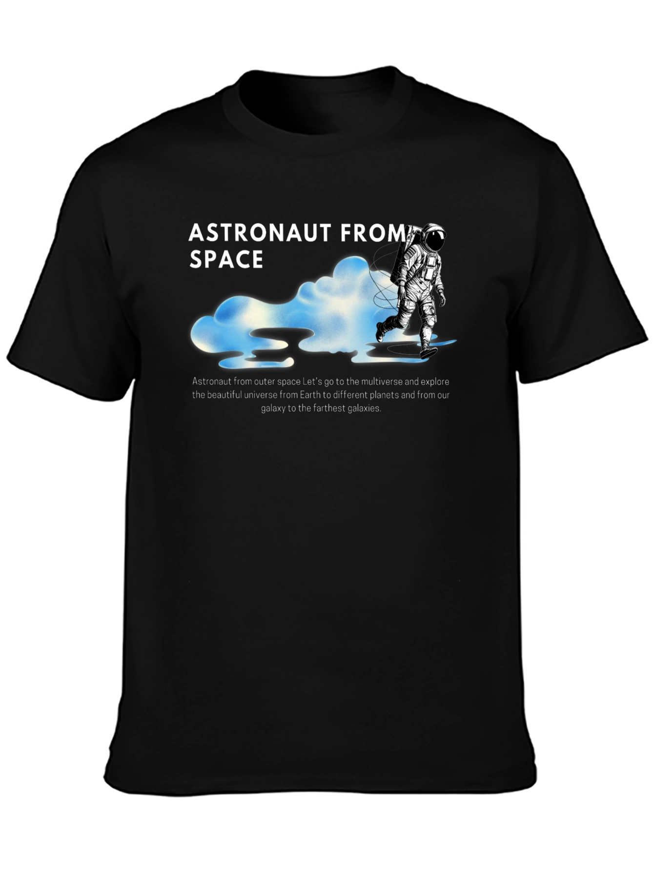 Astronaut From Space Graphic T-Shirt