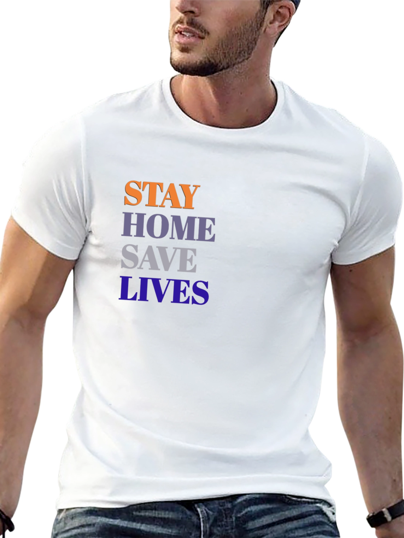 Stay Home Save Lives T-Shirt
