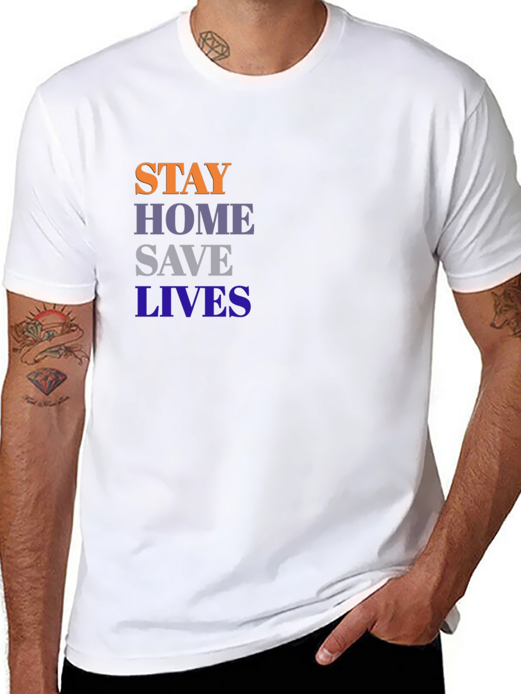 Stay Home Save Lives T-Shirt