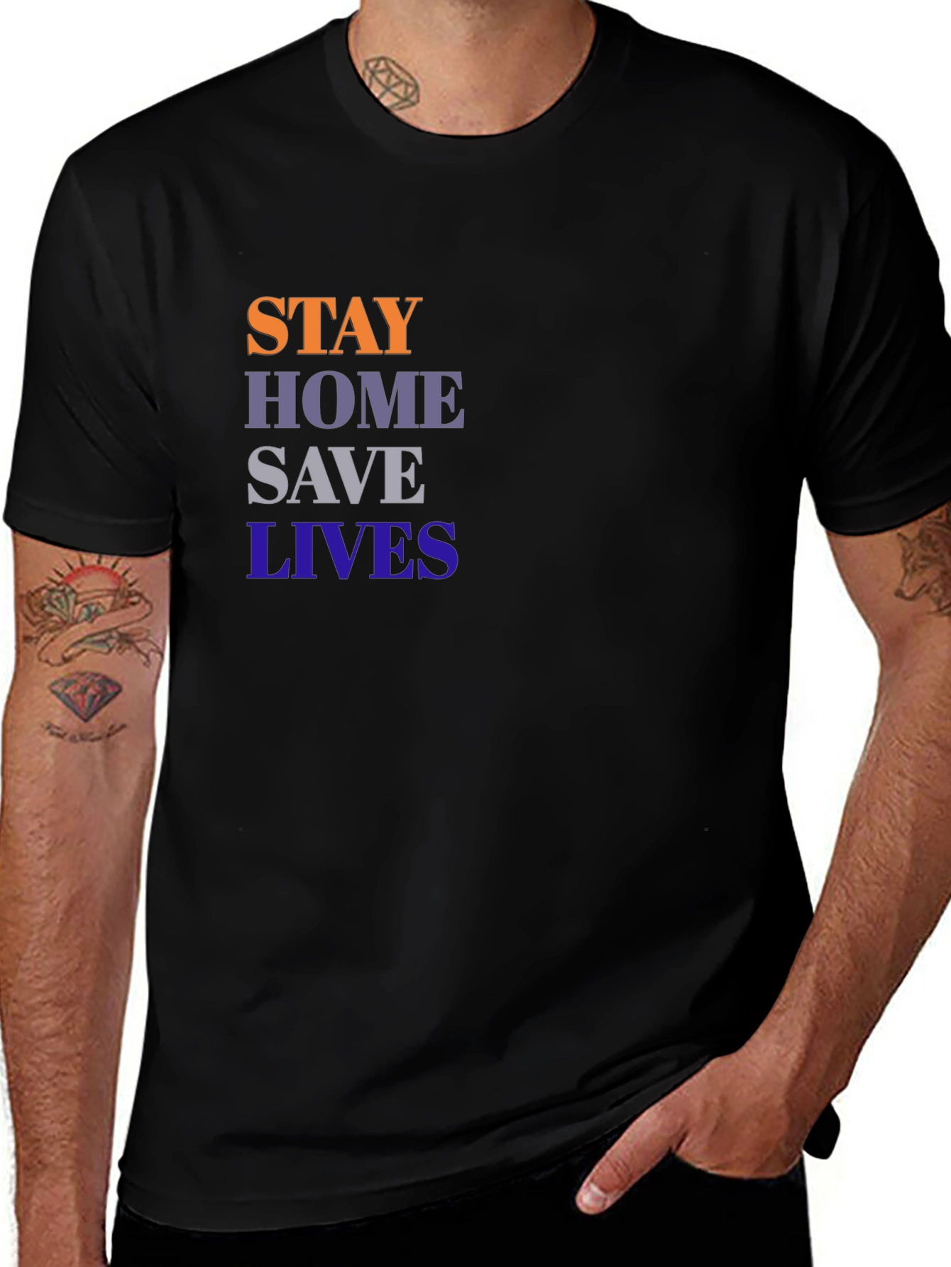 Stay Home Save Lives T-Shirt