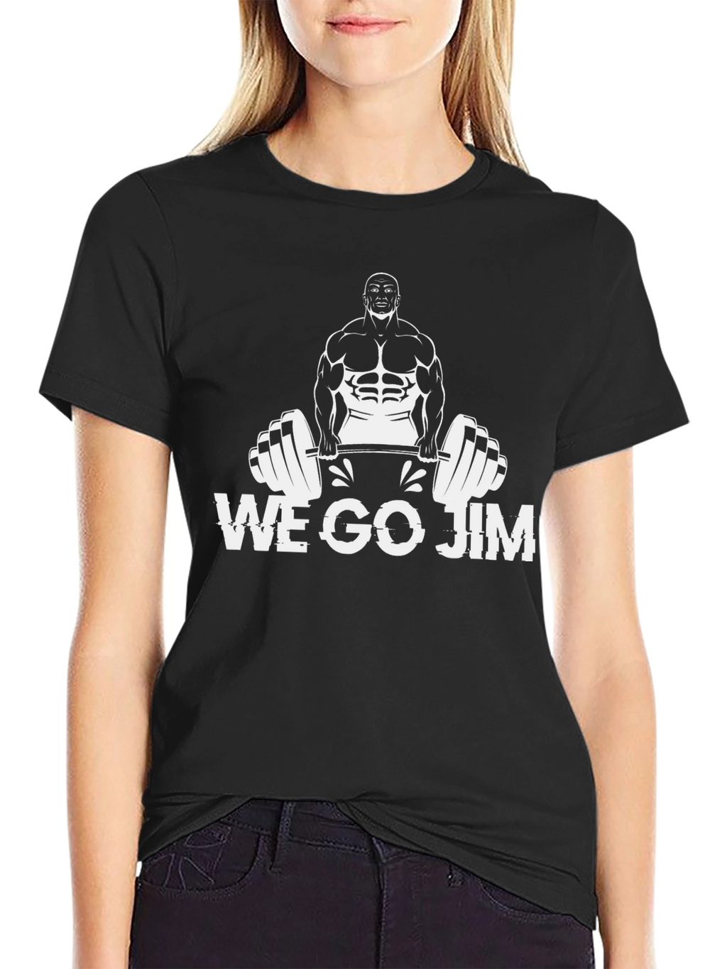 We Go Jim Graphic T-Shirt Bodybuilder Tee