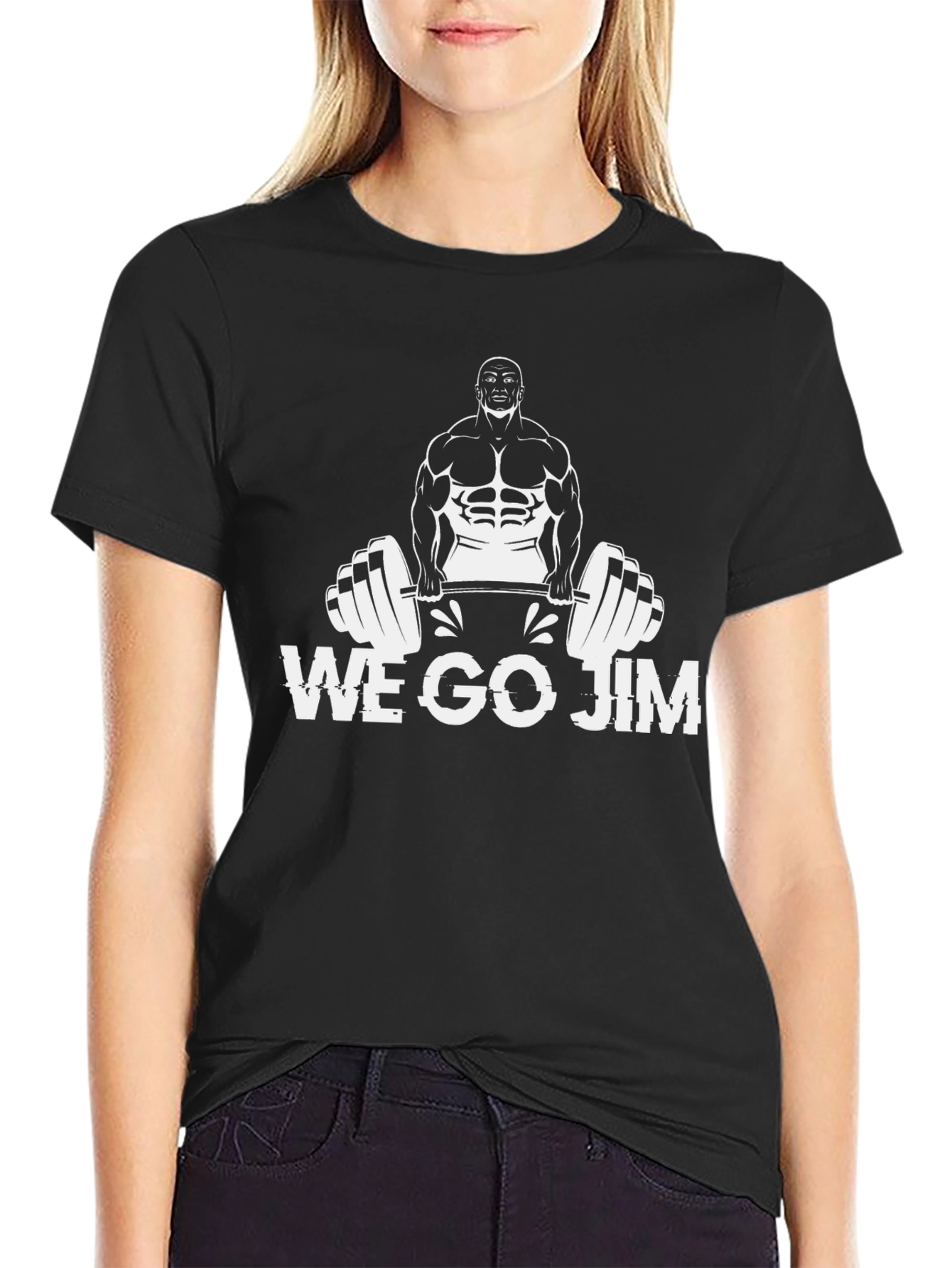 We Go Jim Graphic T-Shirt Bodybuilder Tee