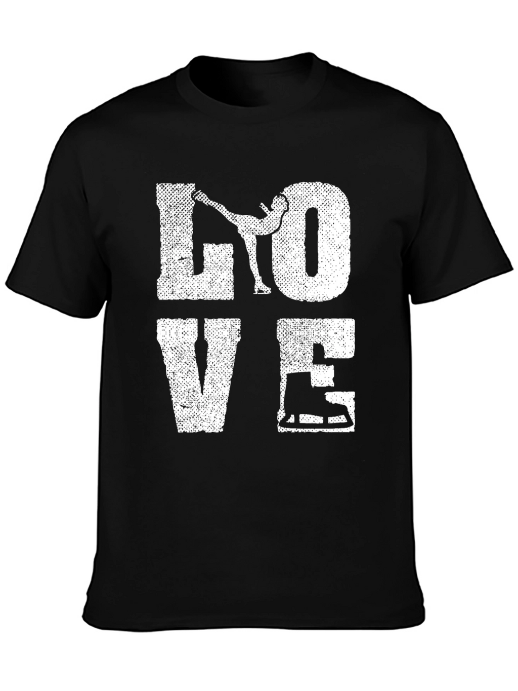 I Love Ice Skating Graphic T-Shirt