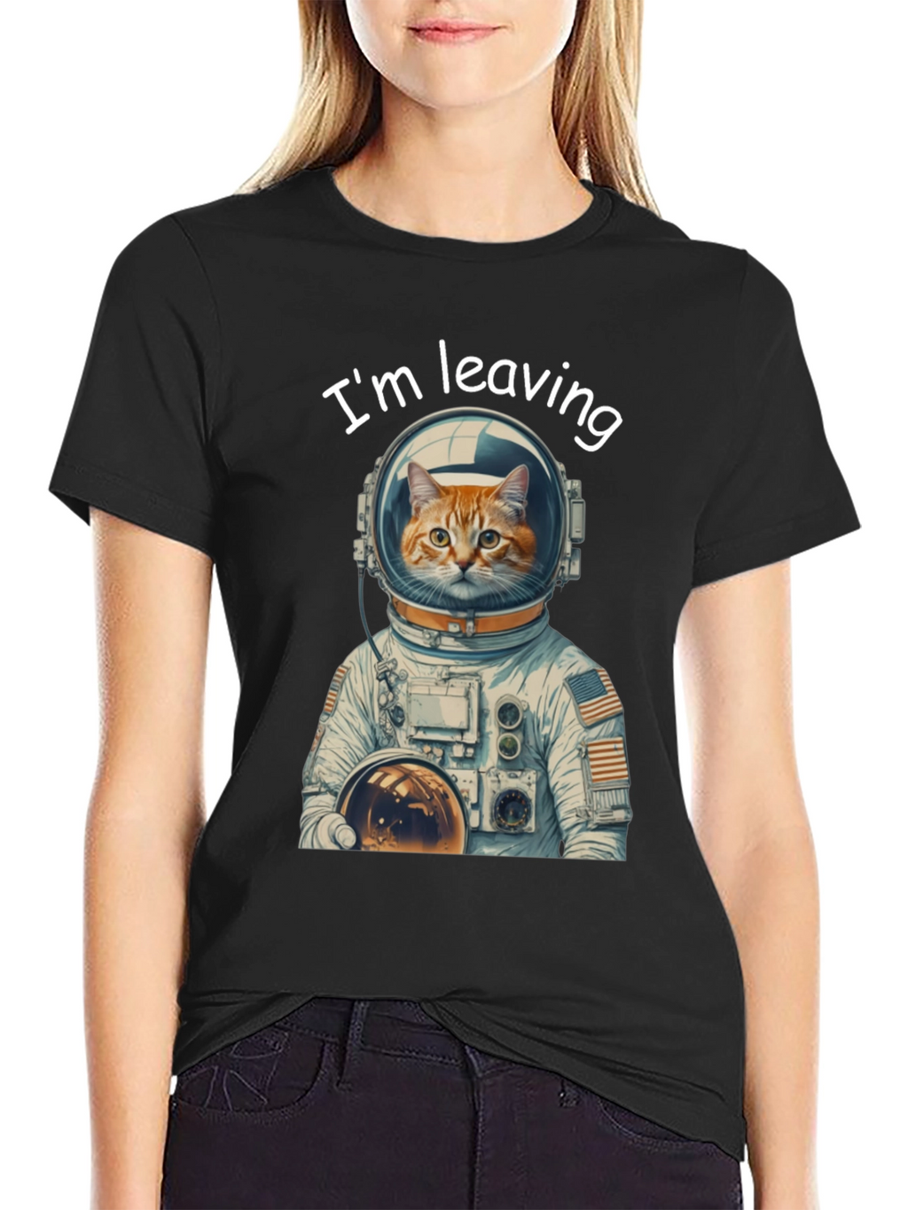 Cat Astronaut T-Shirt - Im Leaving!