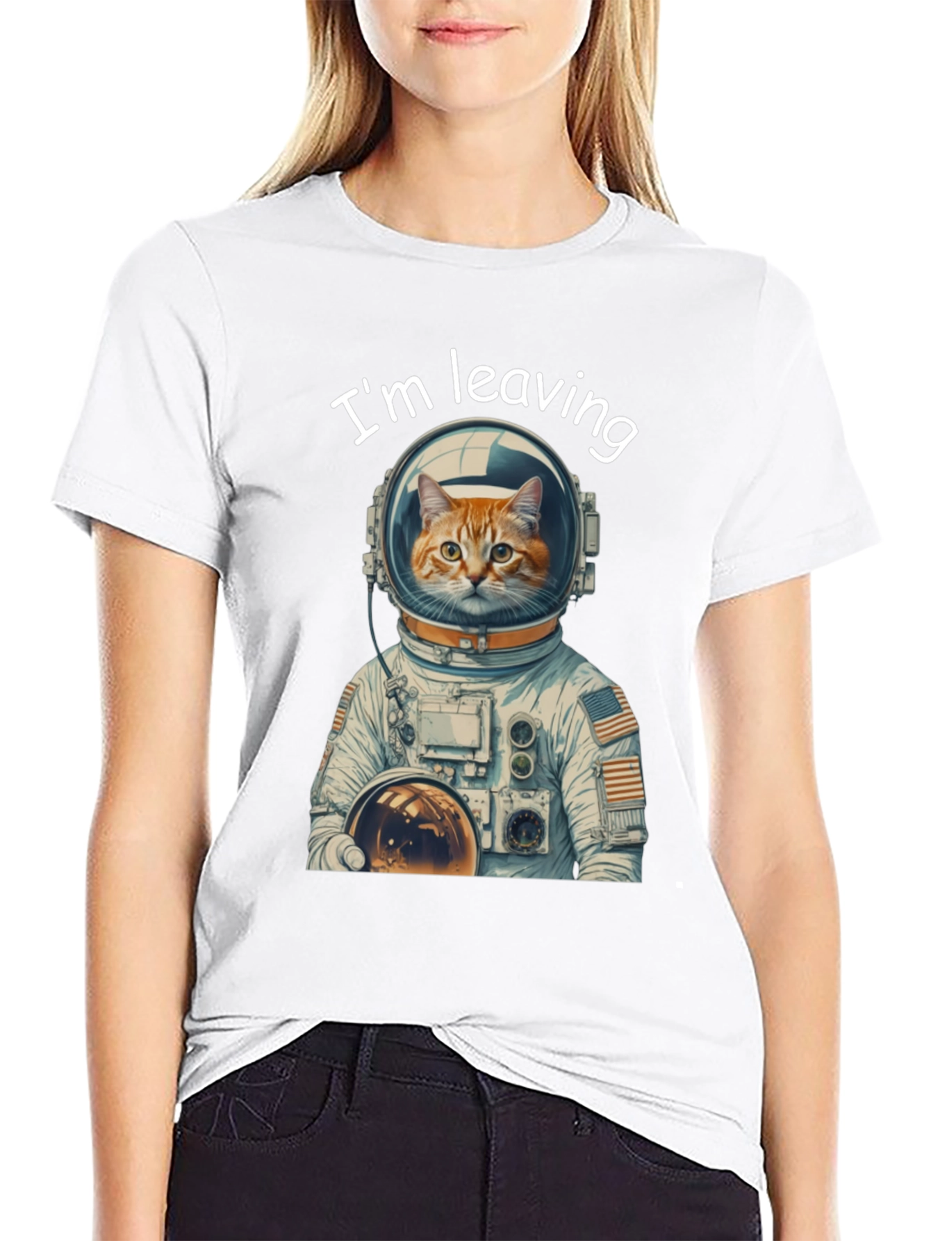 Cat Astronaut T-Shirt - Im Leaving!