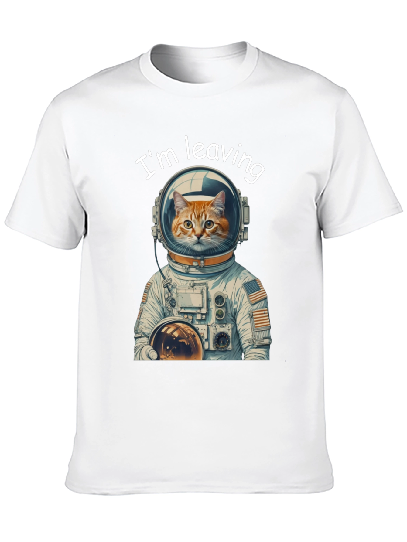 Cat Astronaut T-Shirt - Im Leaving!