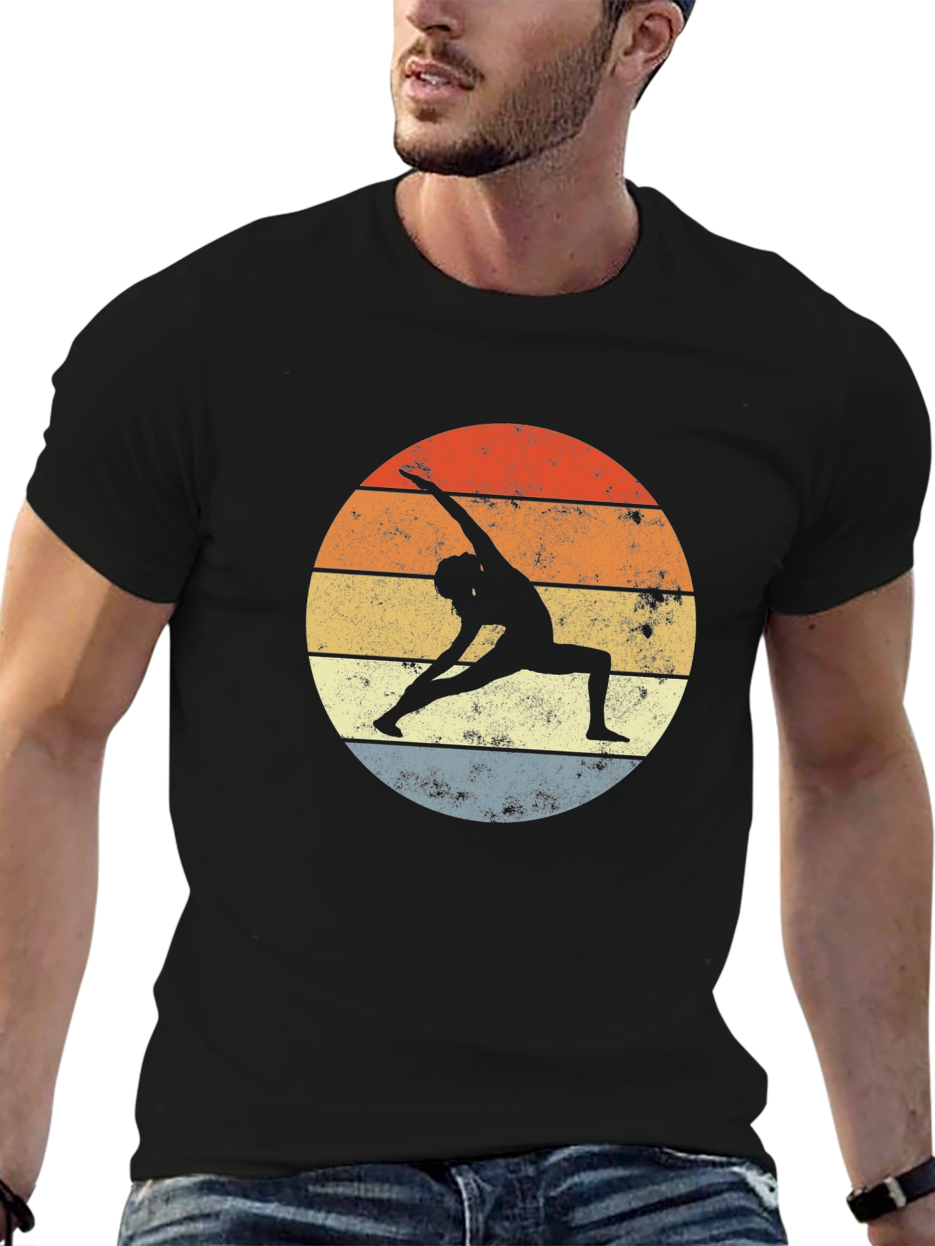 Yoga Silhouette Graphic Tee