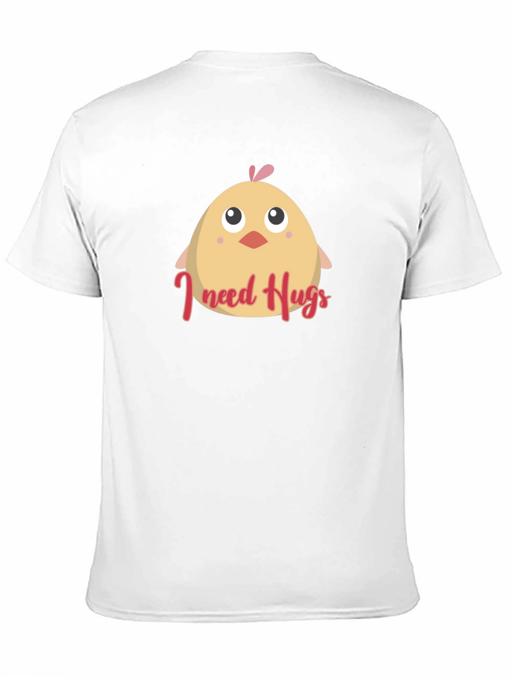 Cute I Need Hugs Chick Graphic Tee