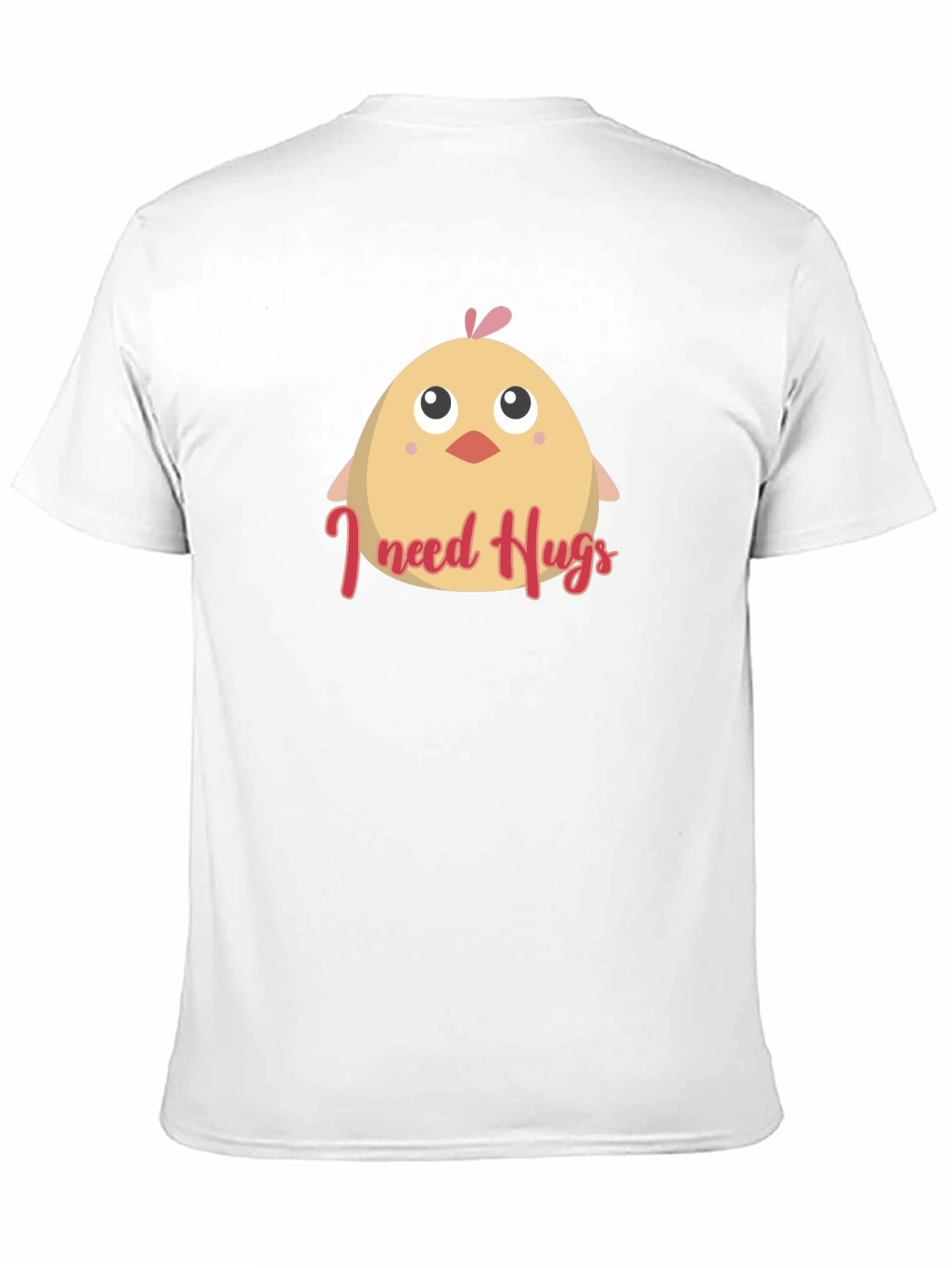 Cute I Need Hugs Chick Graphic Tee