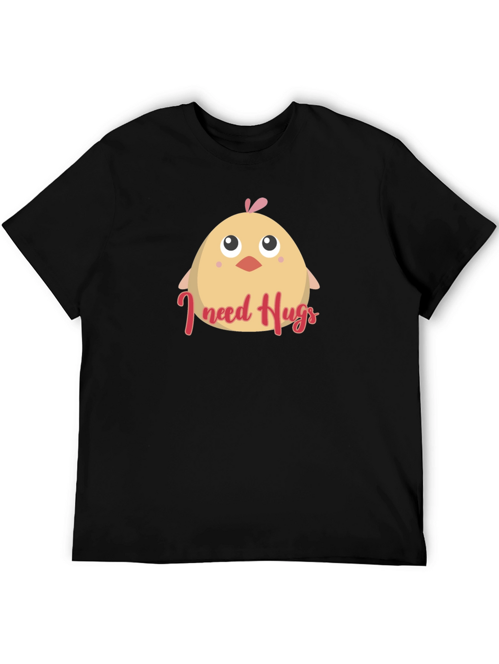 Cute I Need Hugs Chick Graphic Tee