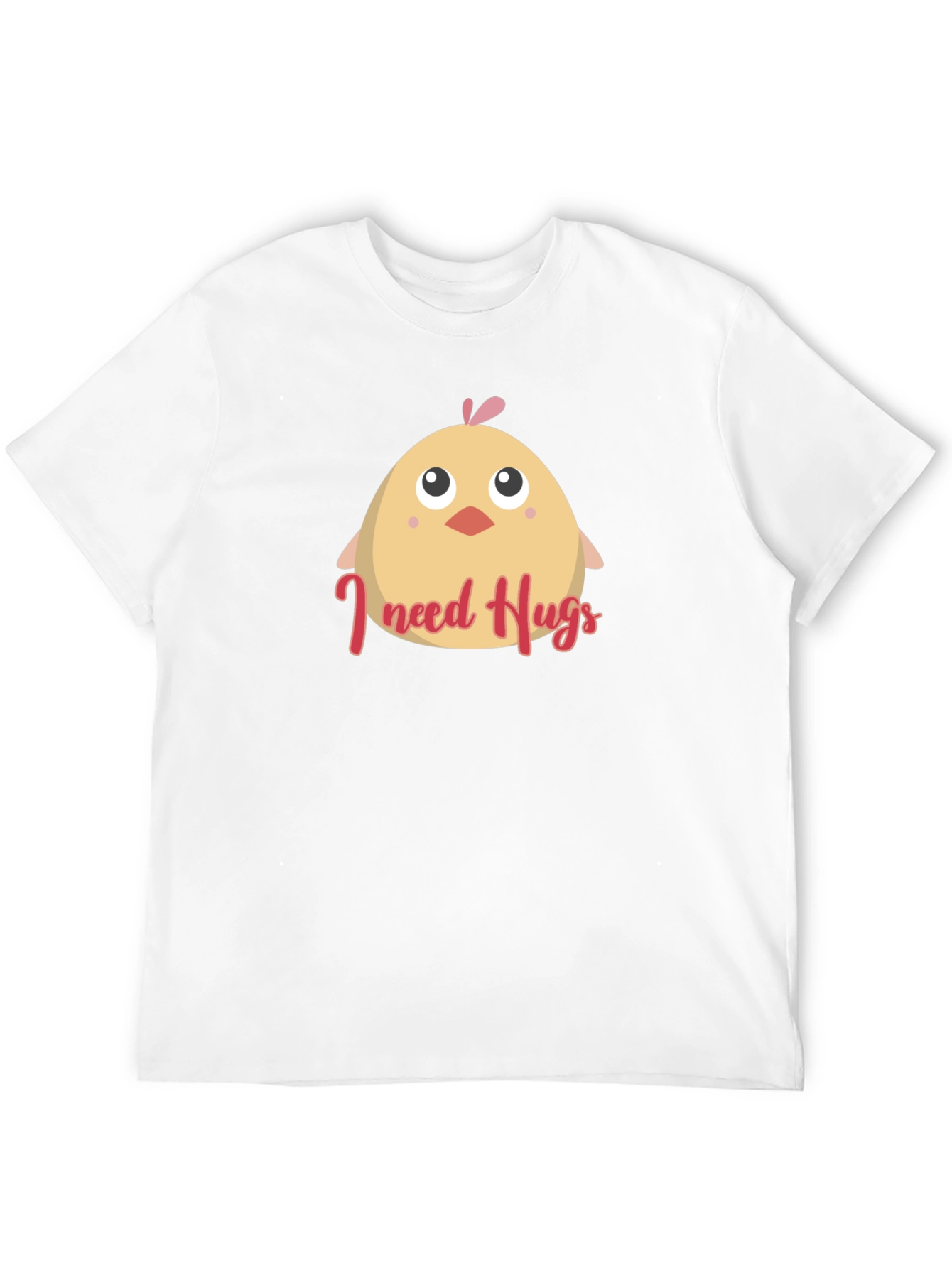 Cute I Need Hugs Chick Graphic Tee
