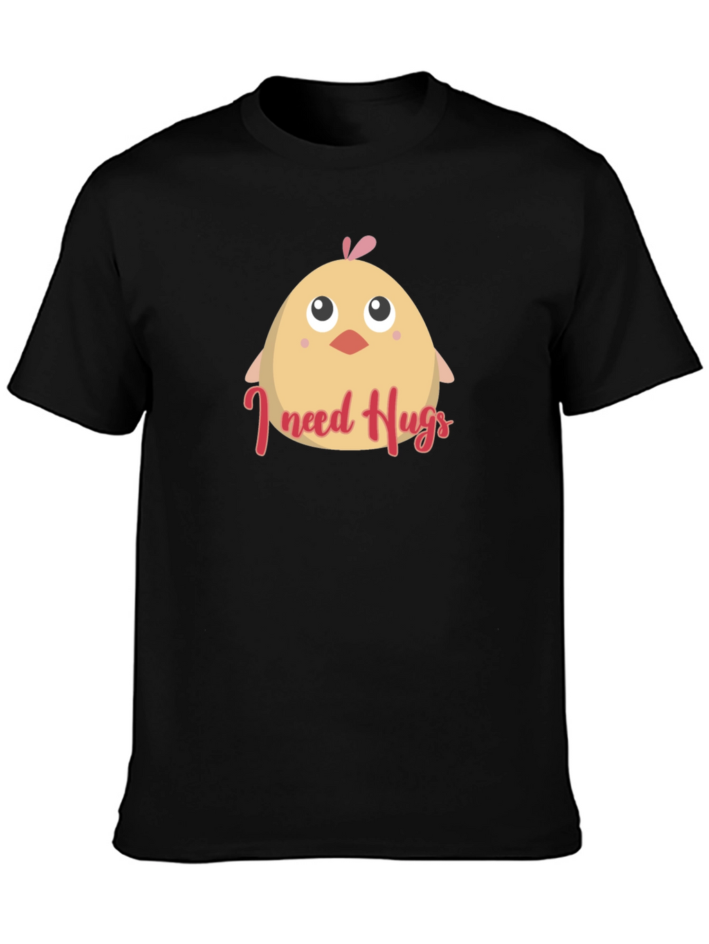 Cute I Need Hugs Chick Graphic Tee