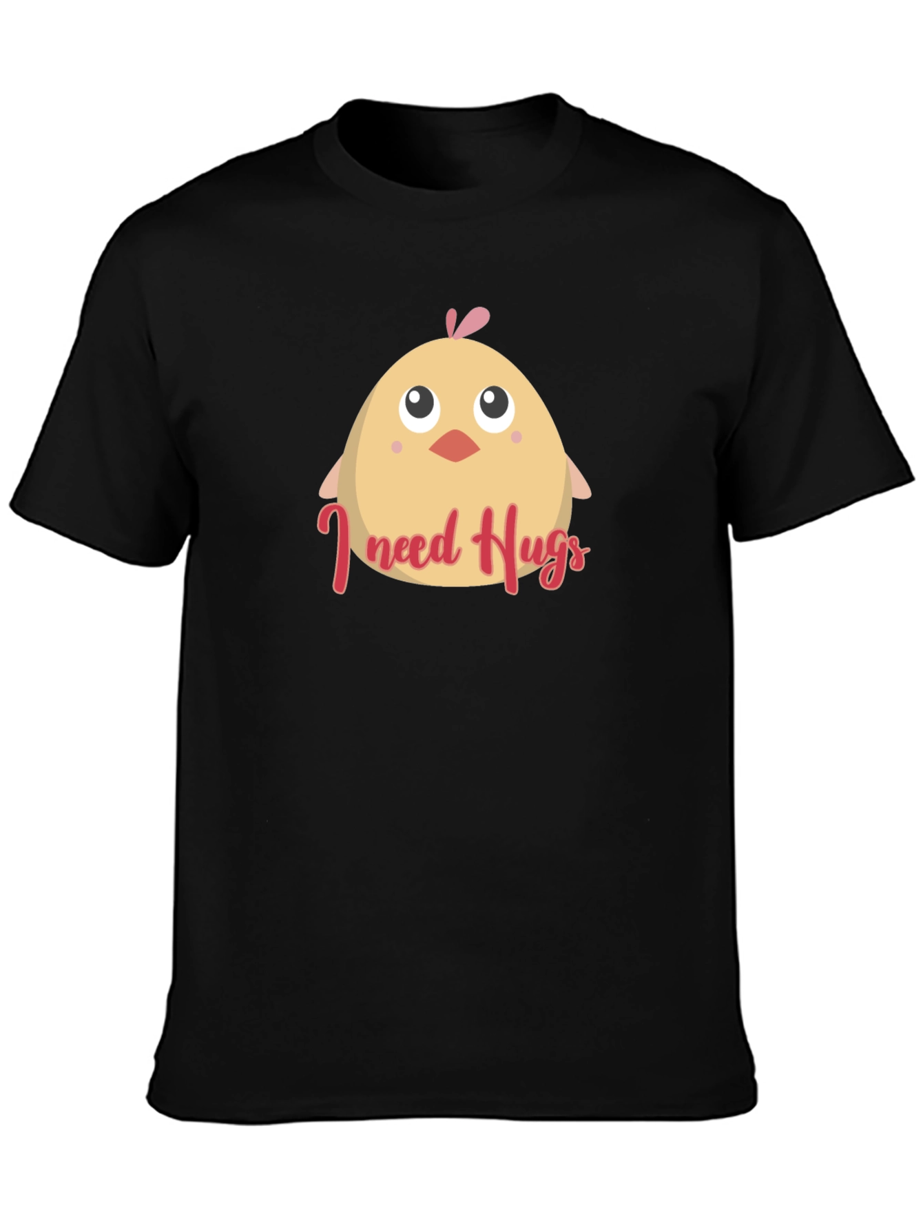 Cute I Need Hugs Chick Graphic Tee
