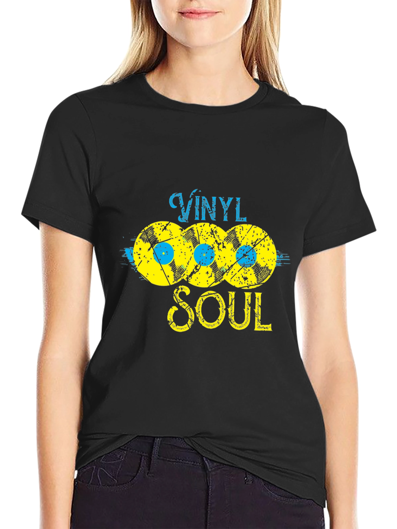 Vinyl Soul Graphic T-Shirt - Classic Record Lover Tee