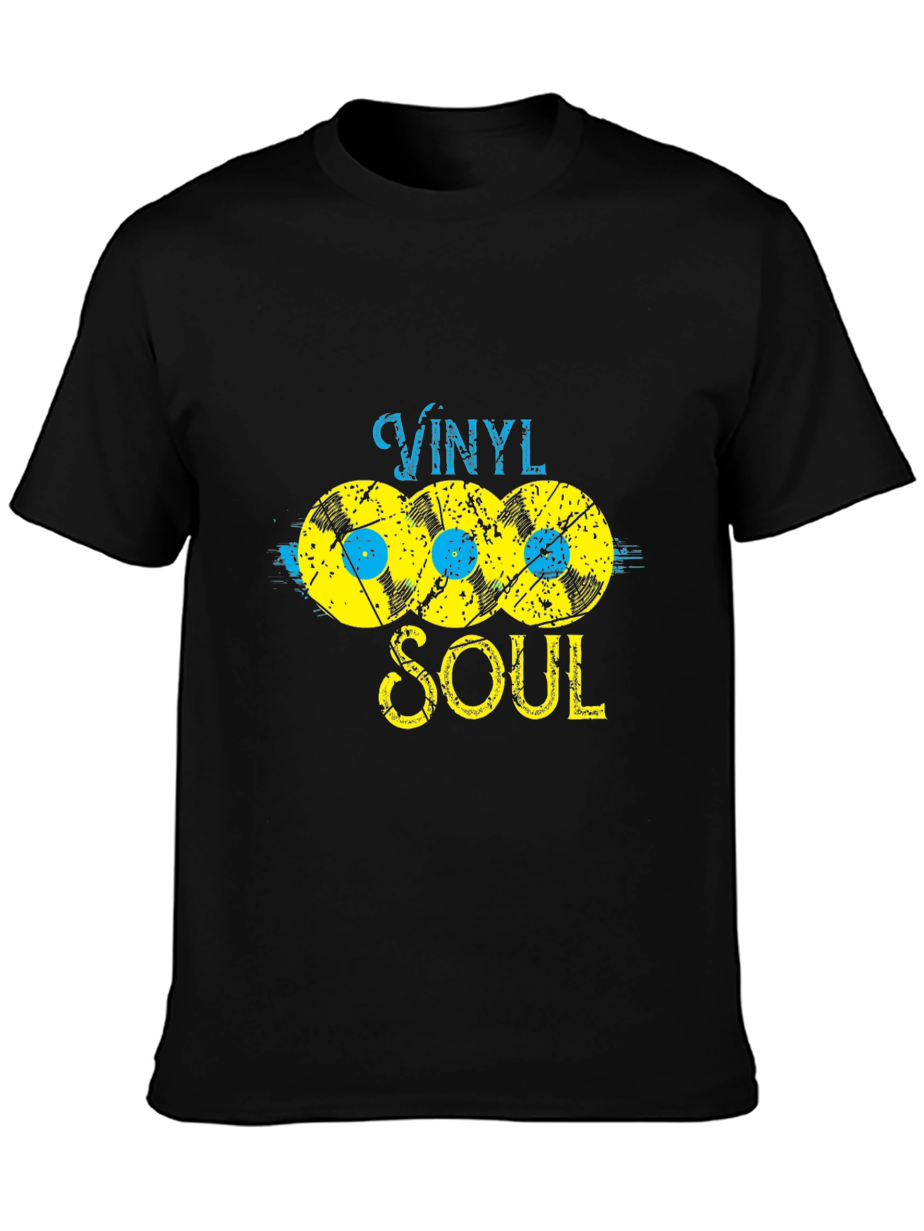Vinyl Soul Graphic T-Shirt - Classic Record Lover Tee