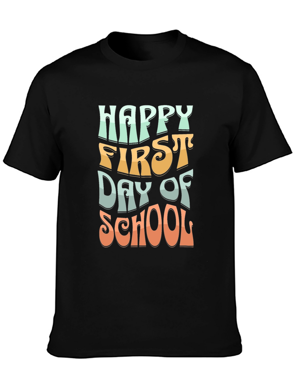 Happy First Day of School Graphic T-Shirt