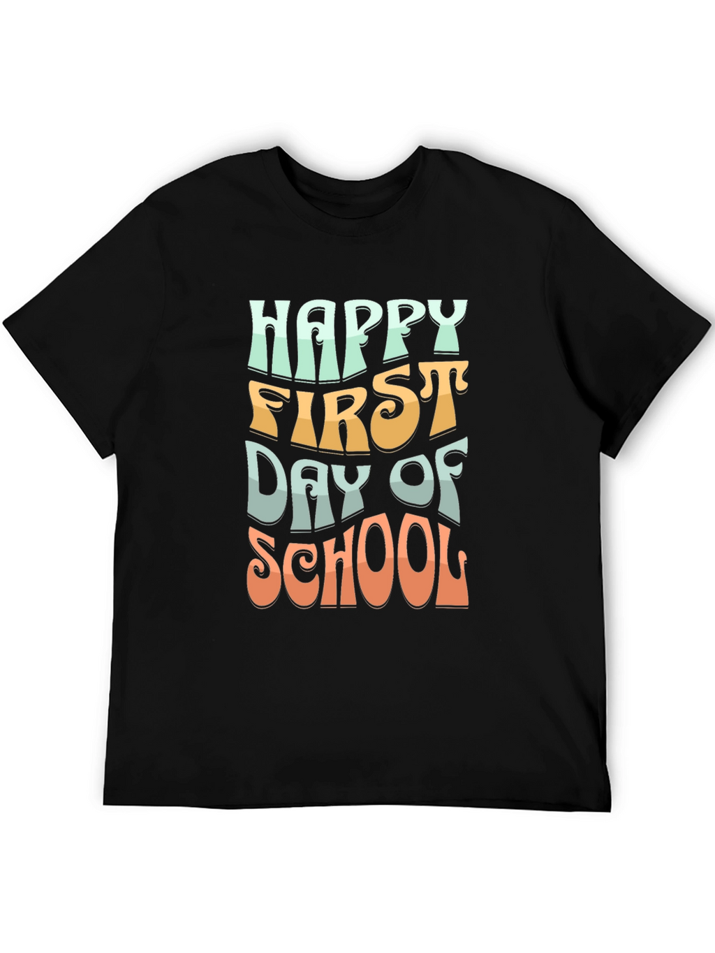 Happy First Day of School Graphic T-Shirt
