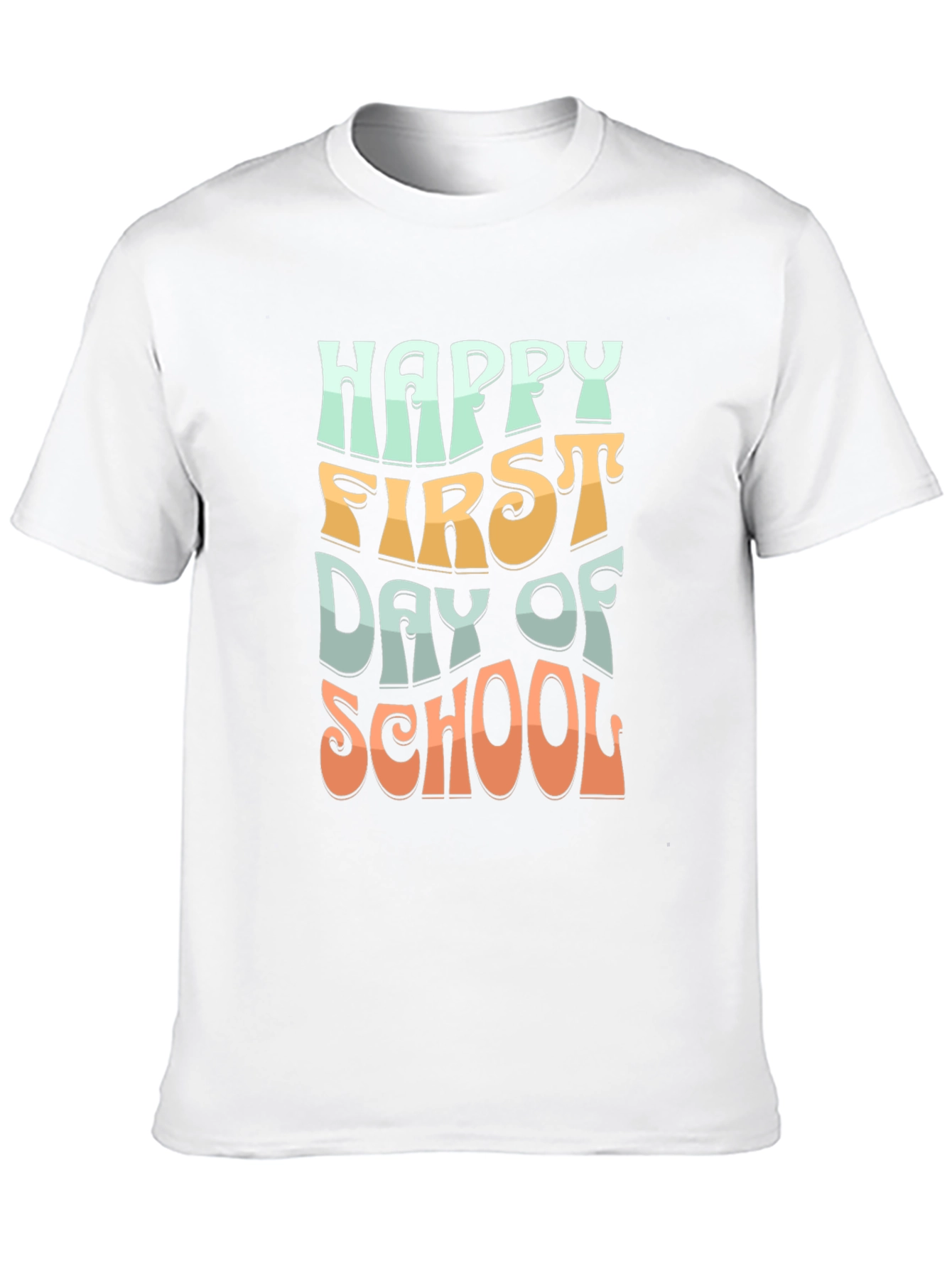 Happy First Day of School Graphic T-Shirt