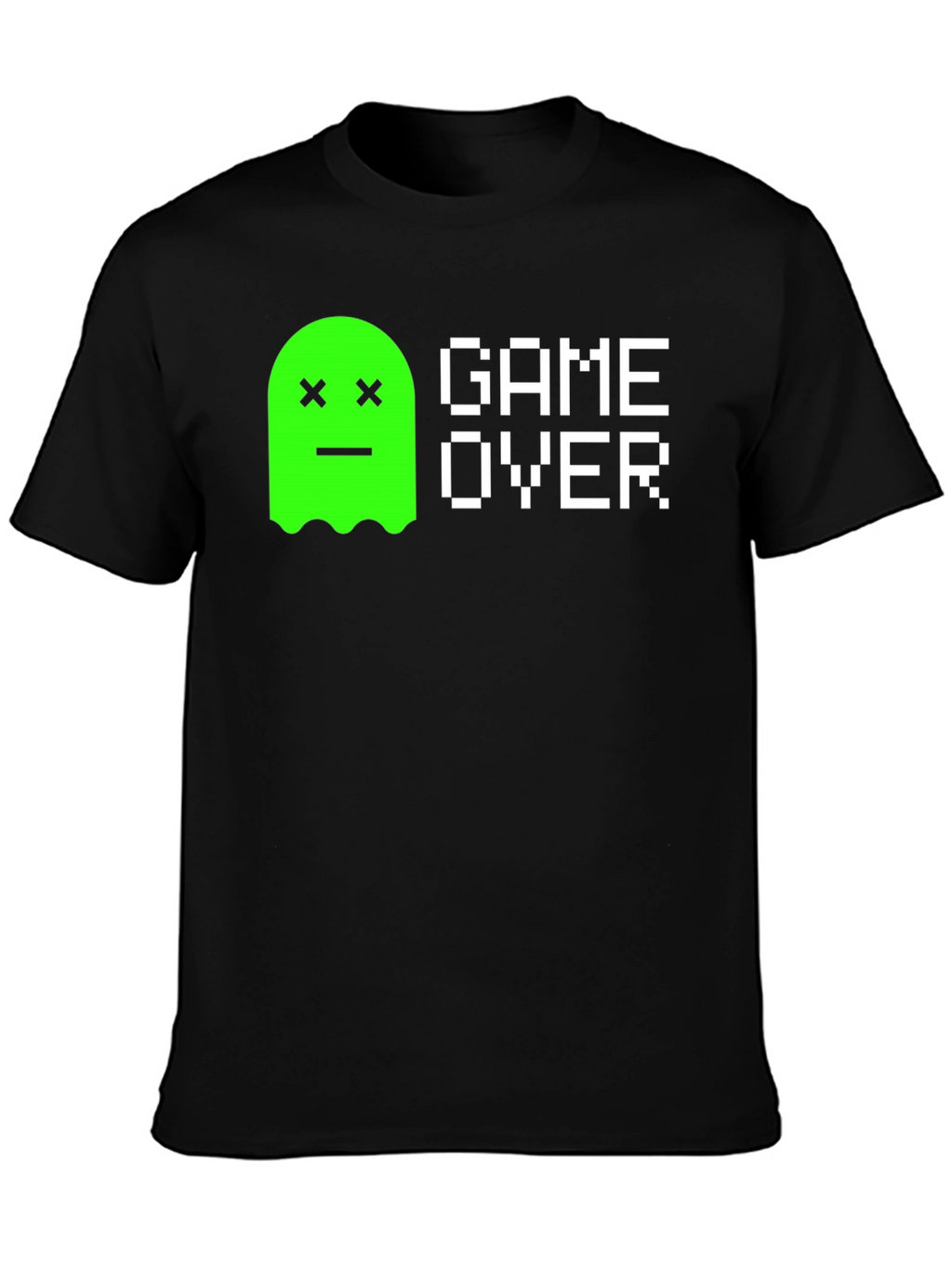 Game Over Ghost Tee - Retro Gaming T-Shirt