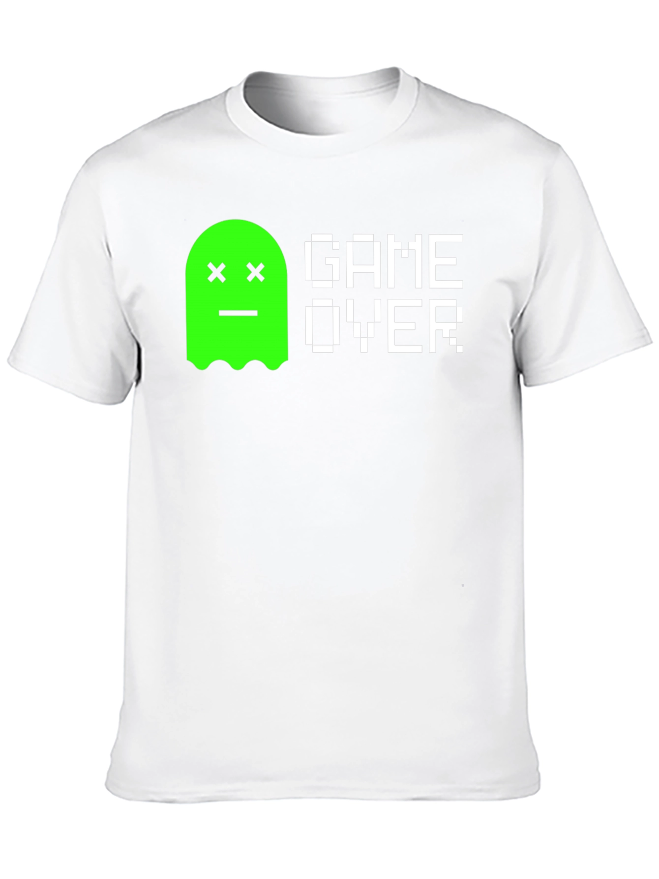 Game Over Ghost Tee - Retro Gaming T-Shirt