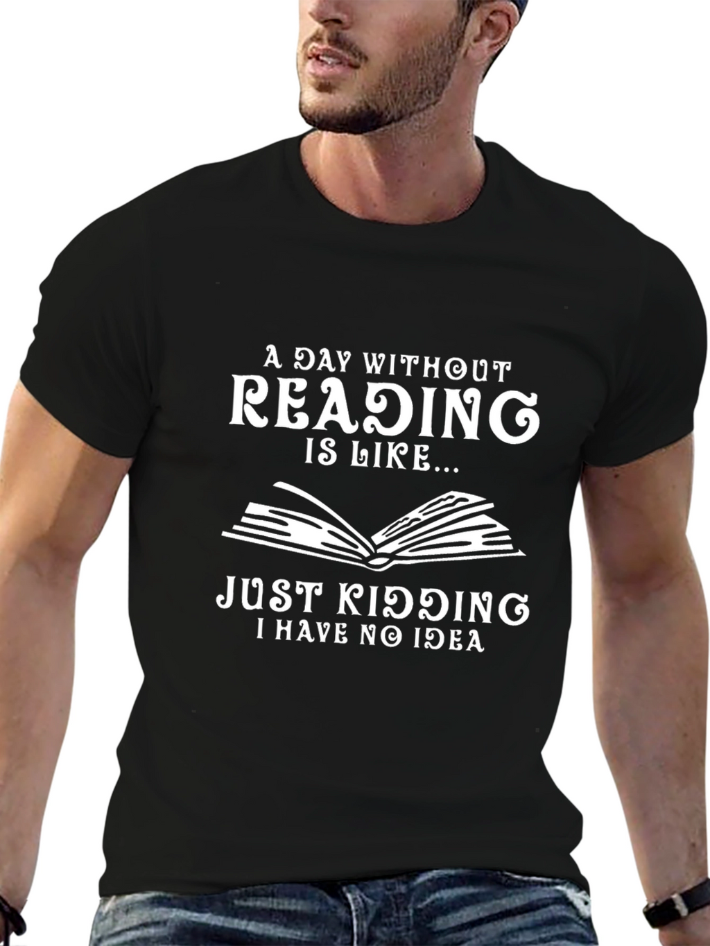 Funny Reading T-Shirt: A Day Without Reading