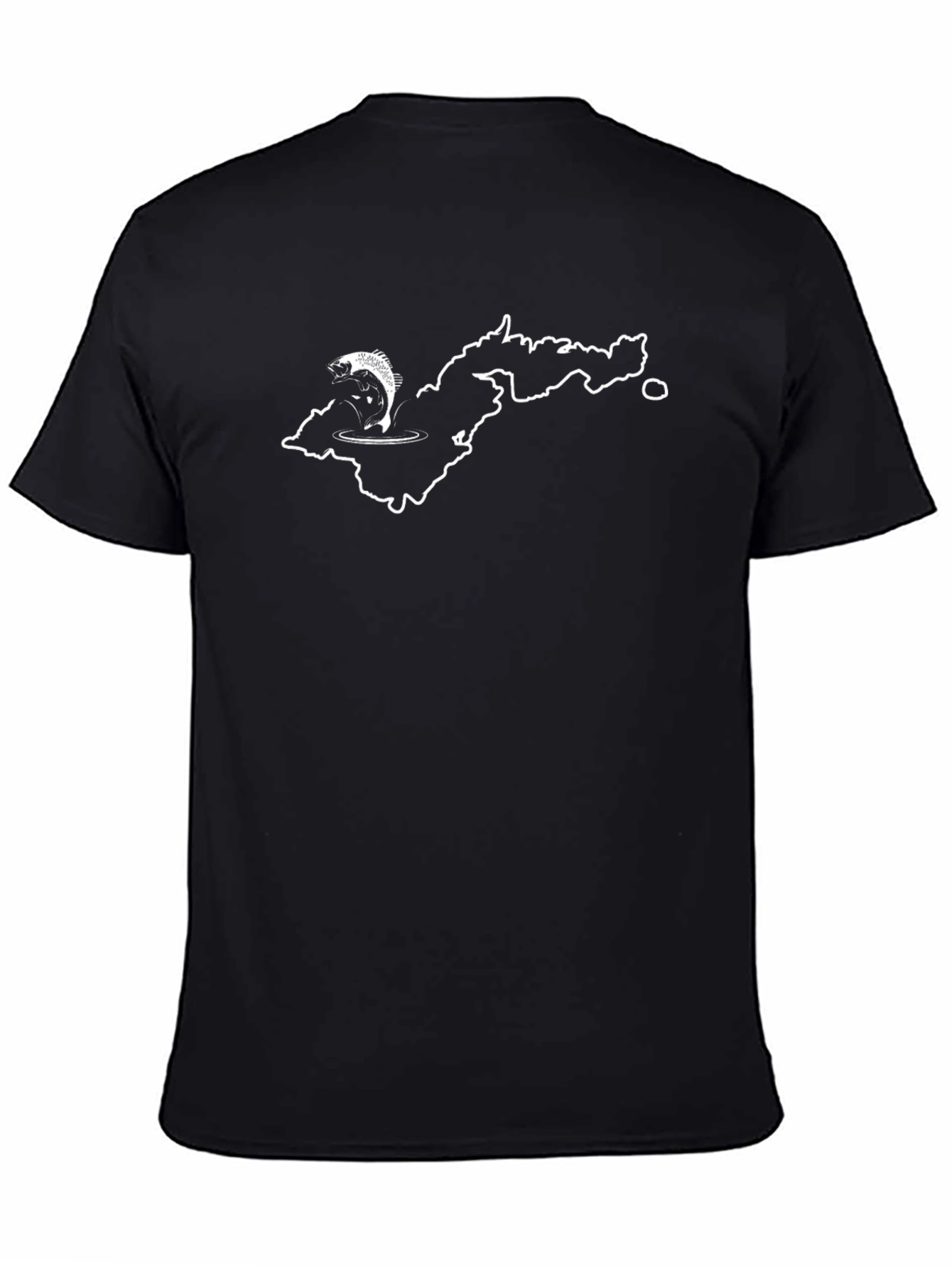 American Samoa Fishing T-Shirt - Black