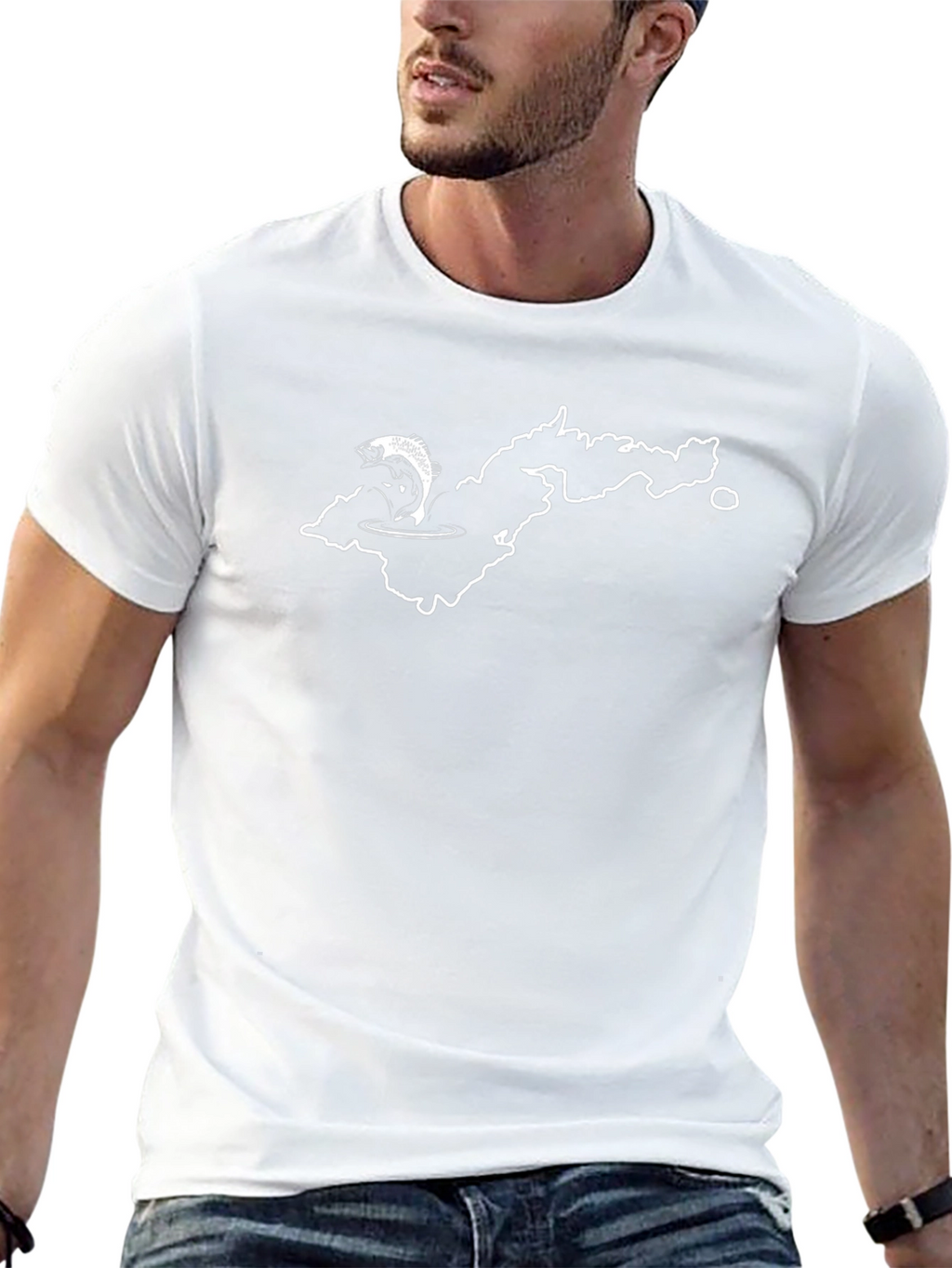 American Samoa Fishing T-Shirt - Black