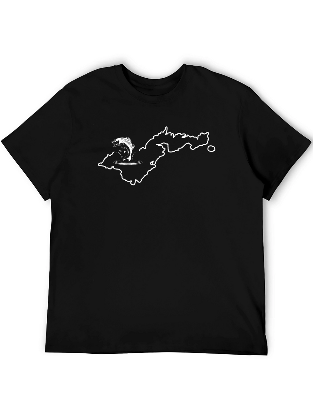American Samoa Fishing T-Shirt - Black