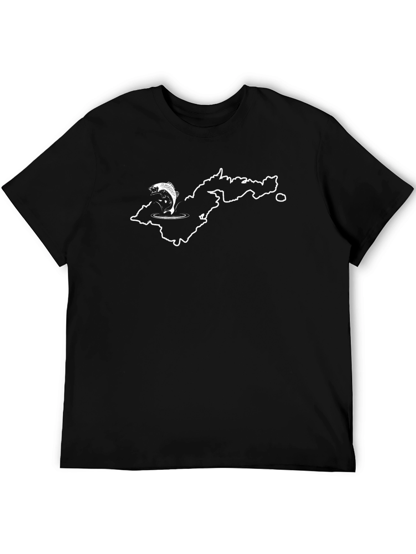 American Samoa Fishing T-Shirt - Black