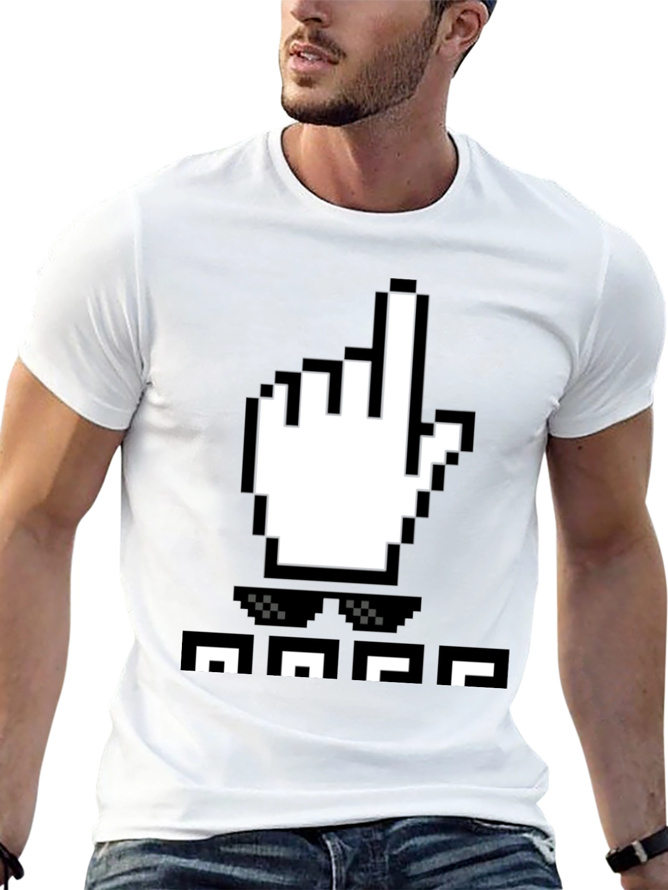 Pixel Hand Pointer T-Shirt