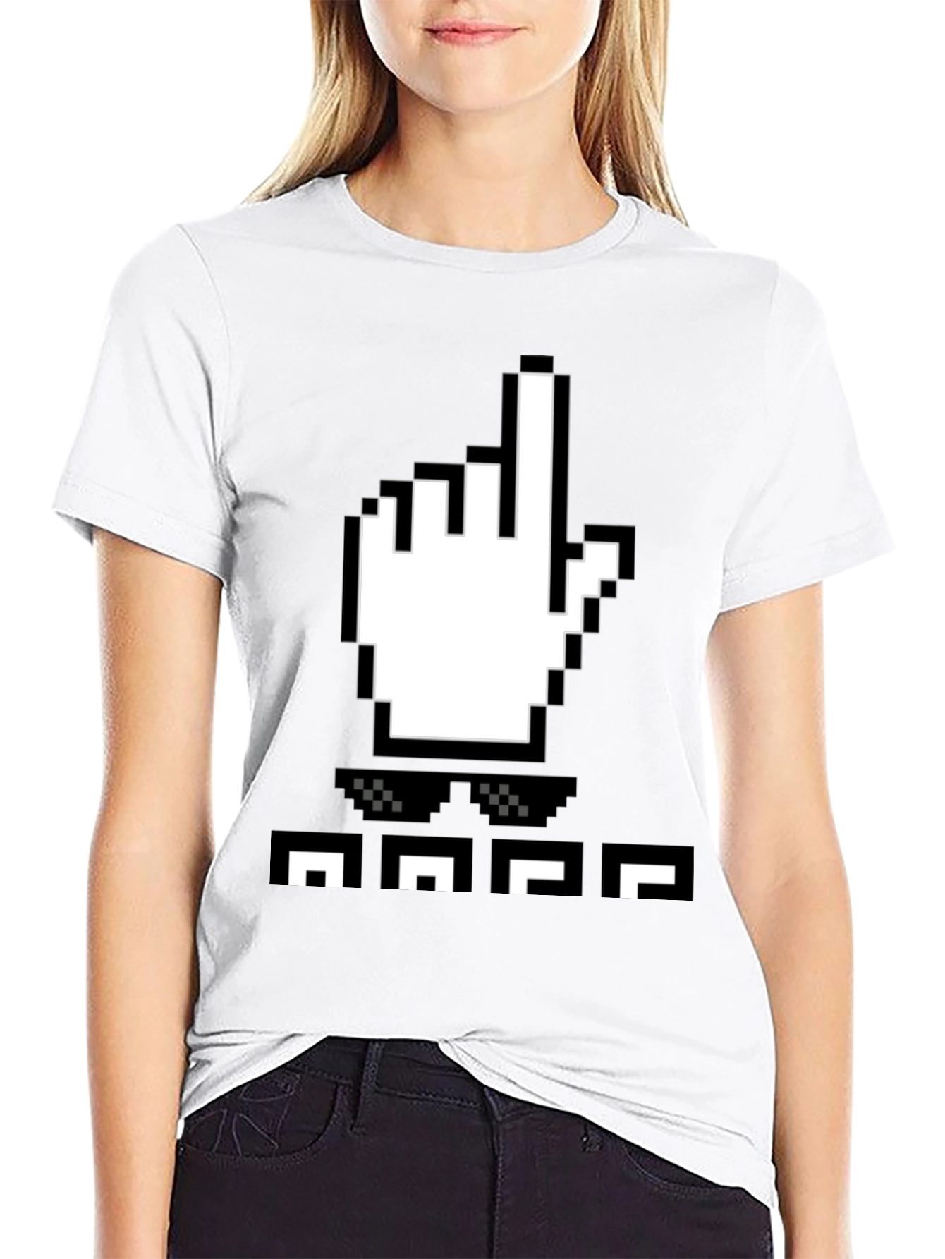 Pixel Hand Pointer T-Shirt