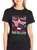America Spirit Human Exploration Patriotic T-Shirt