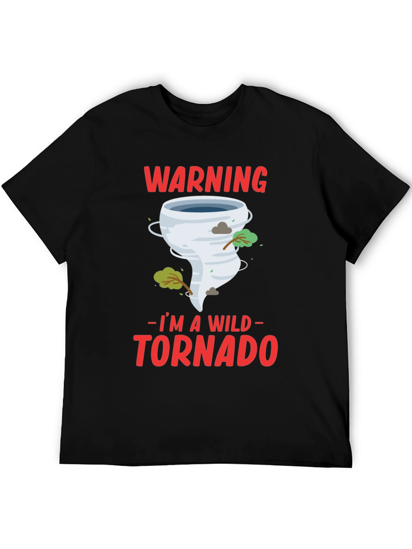 Wild Tornado Graphic T-Shirt - Warning Fun Tee