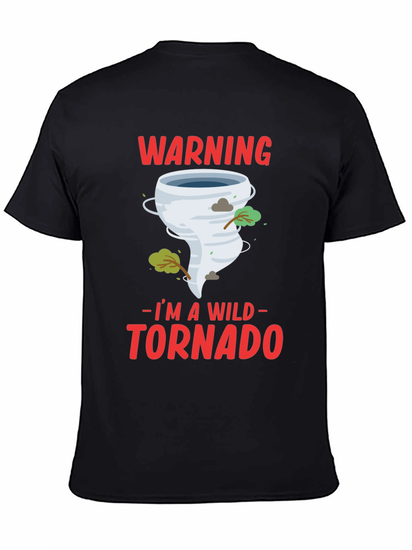 Wild Tornado Graphic T-Shirt - Warning Fun Tee